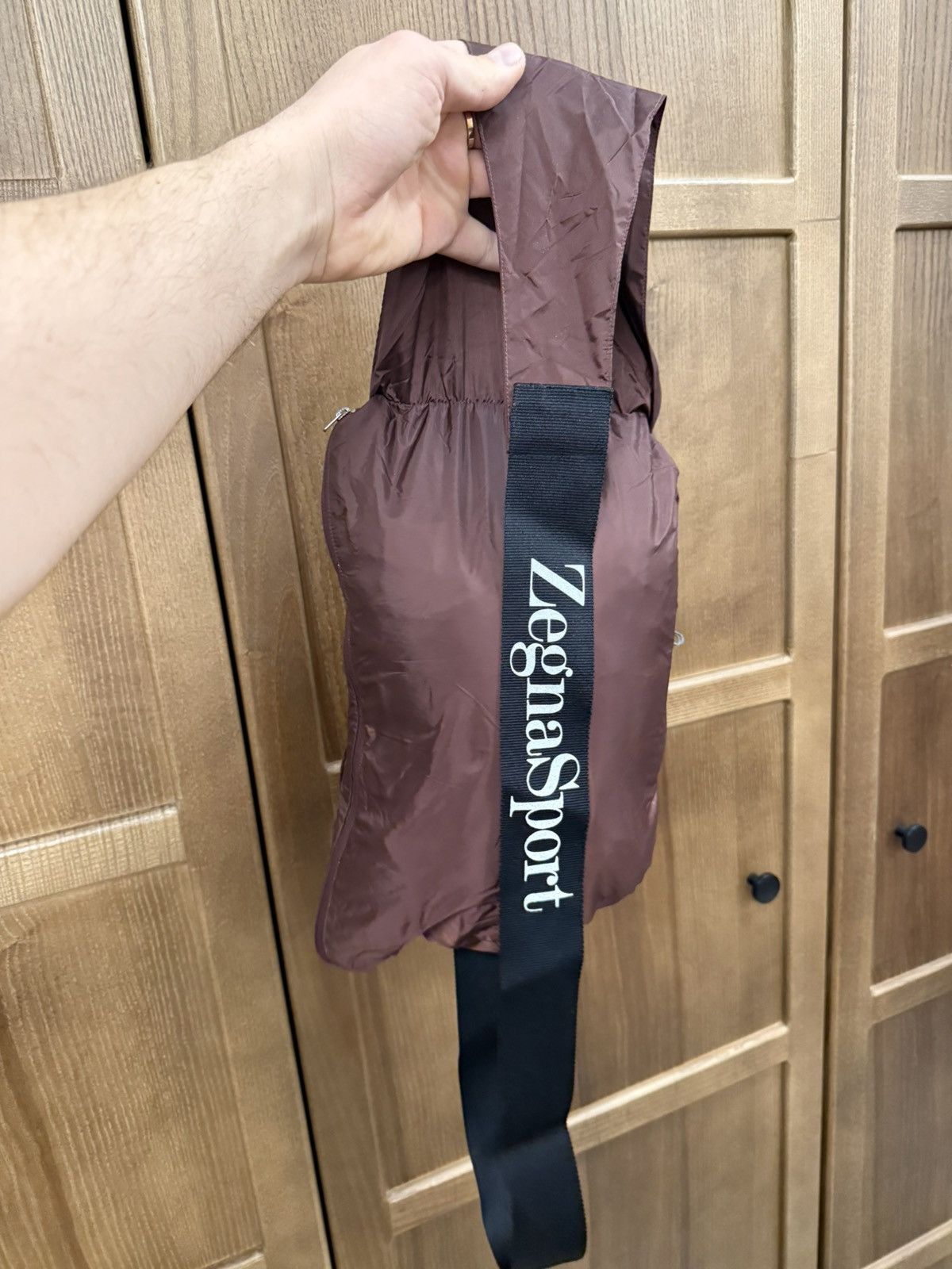 Z Zegna Zegna Sport Light Shell Project Dark Cherry Nylon Tracksuit Size US M / EU 48-50 / 2 - 21 Thumbnail