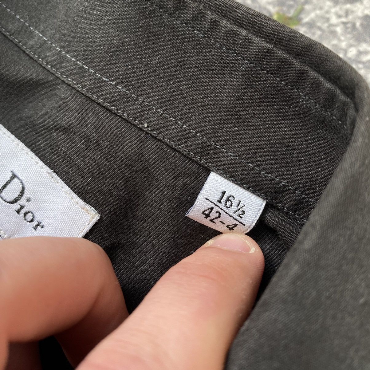 Christian Dior Monsieur Luxury Christian Dior vintage small logo basic designer shir Size US XL / EU 56 / 4 - 6 Thumbnail