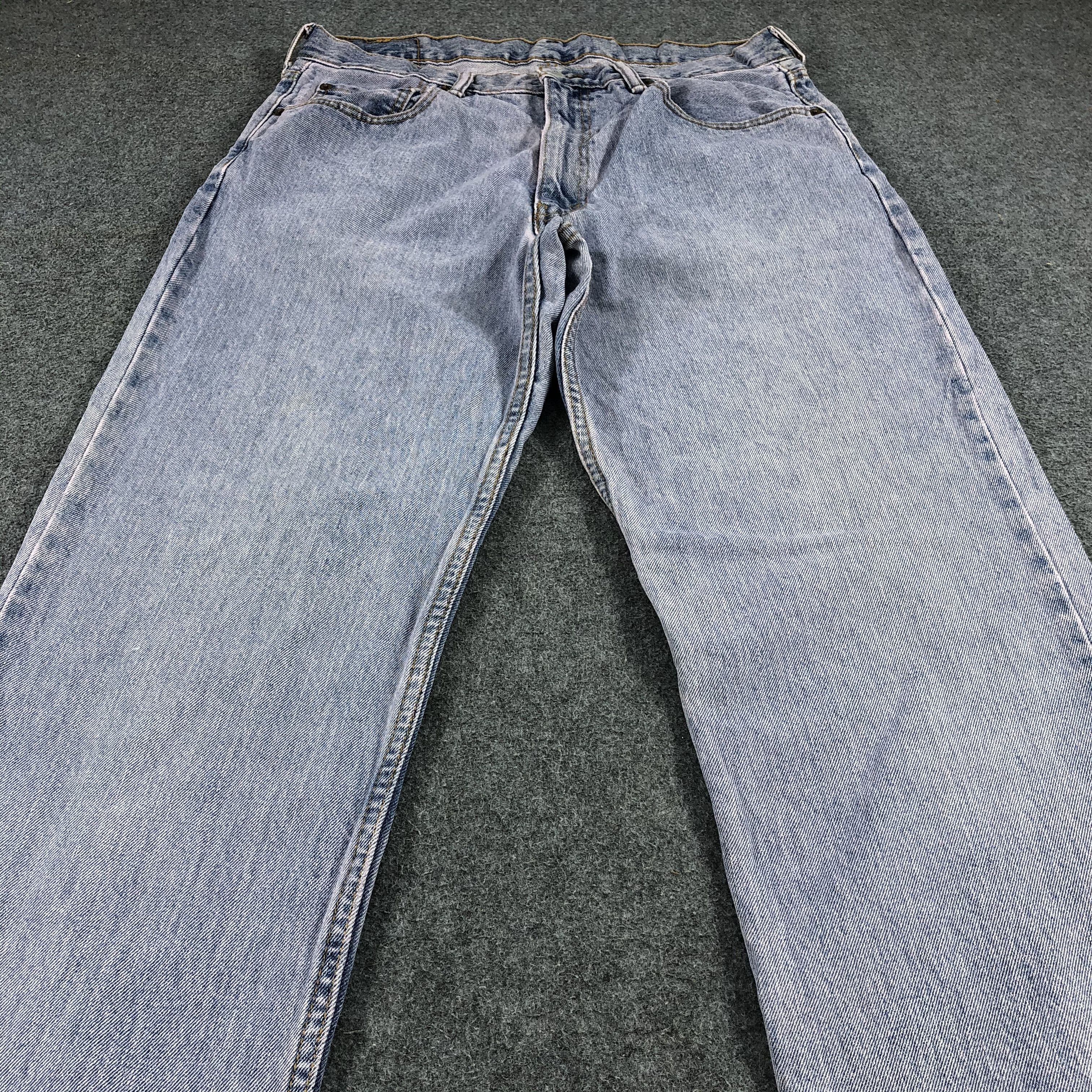 Levi's Light Washed Denim Vintage Levis 550 Jeans-J1036 Size US 34 / EU 50 - 3 Thumbnail