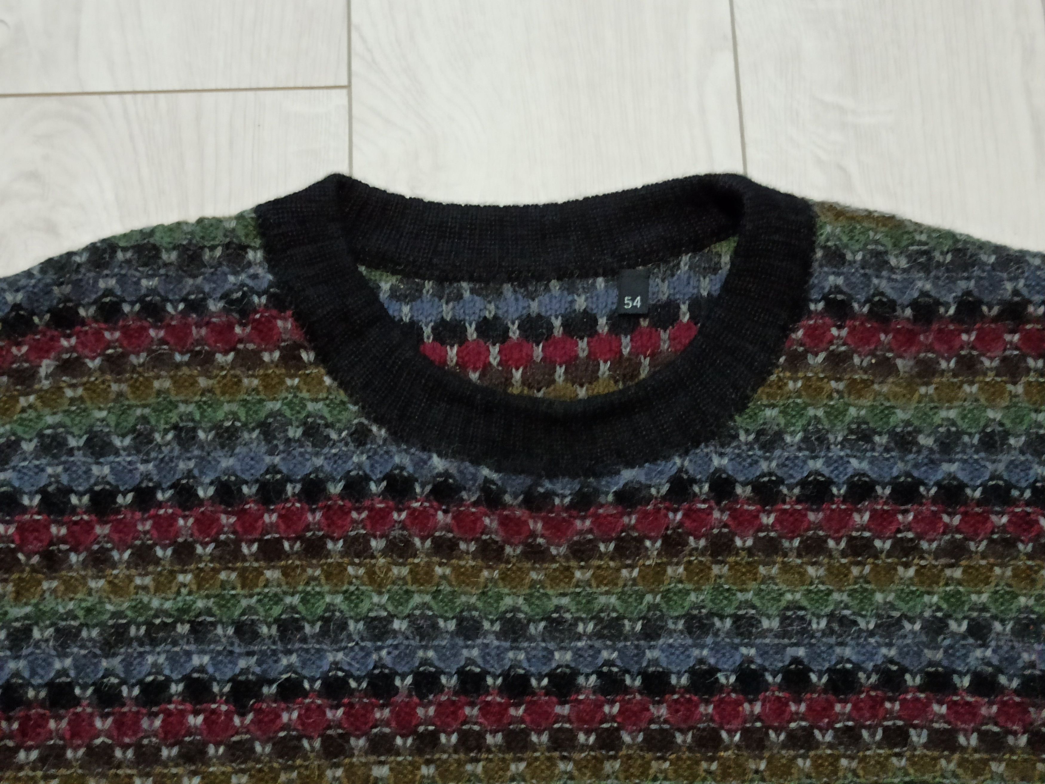 Designer Alpaca Men Sweater Size US L / EU 52-54 / 3 - 2 Thumbnail