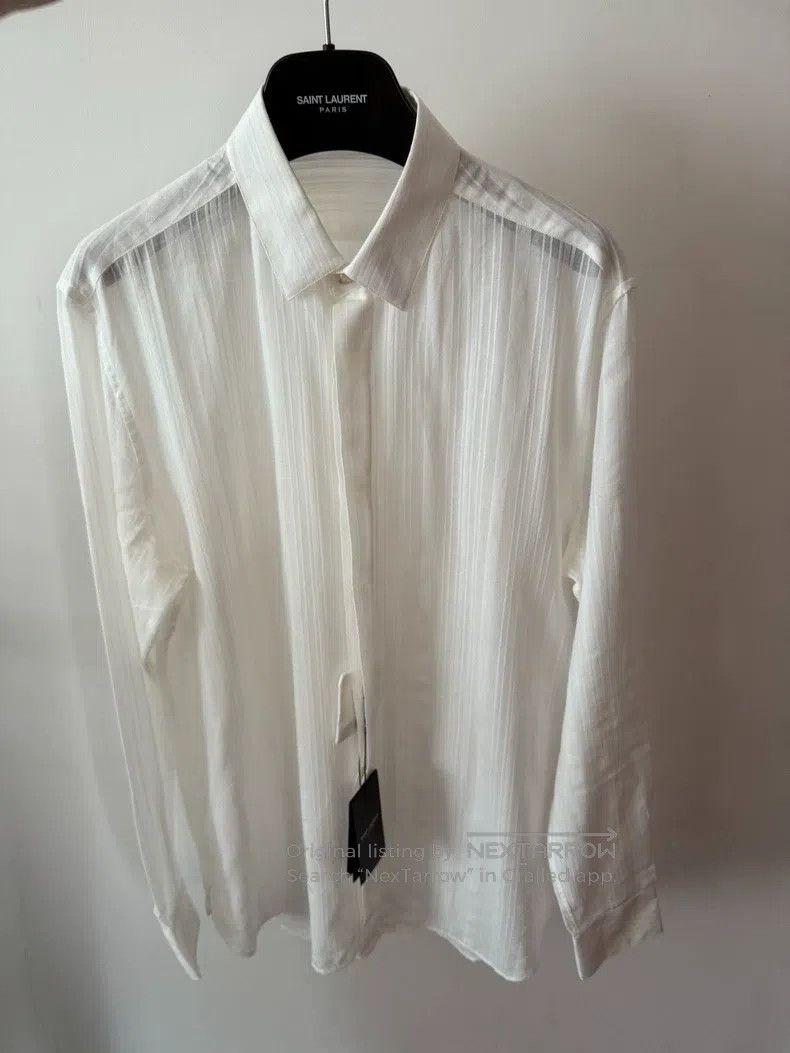 Saint Laurent Paris Saint Laurent Paris size 39 Limited Edition Pure White Semi Size US M / EU 48-50 / 2 - 1 Thumbnail