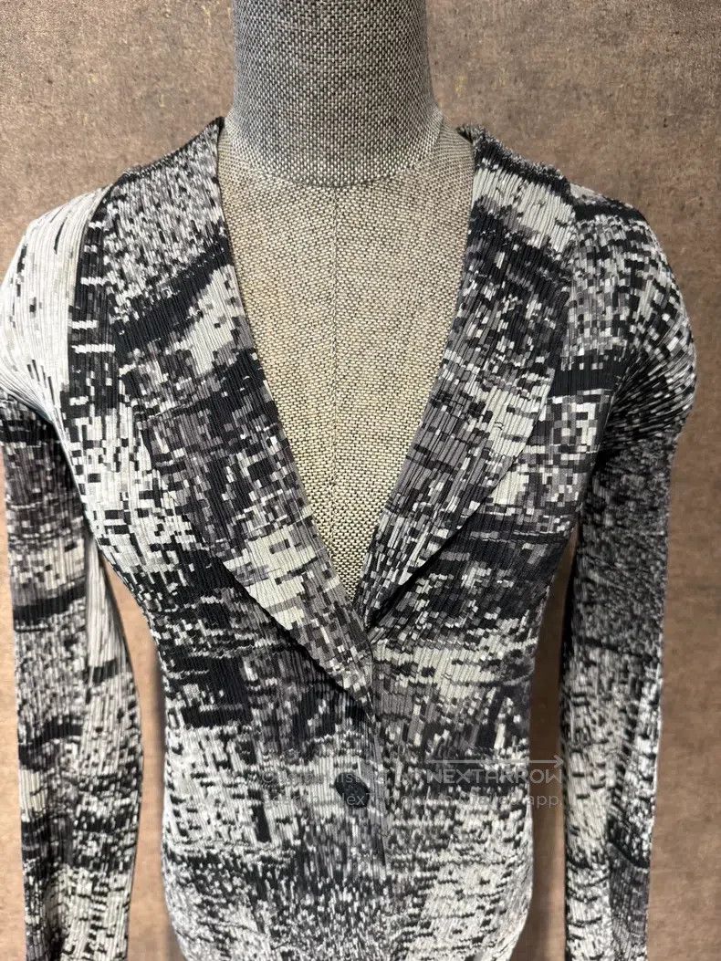 Issey Miyake Issey Miyake Mosaic Print Cardigan Coat Top Size M / US 6-8 / IT 42-44 - 4 Thumbnail