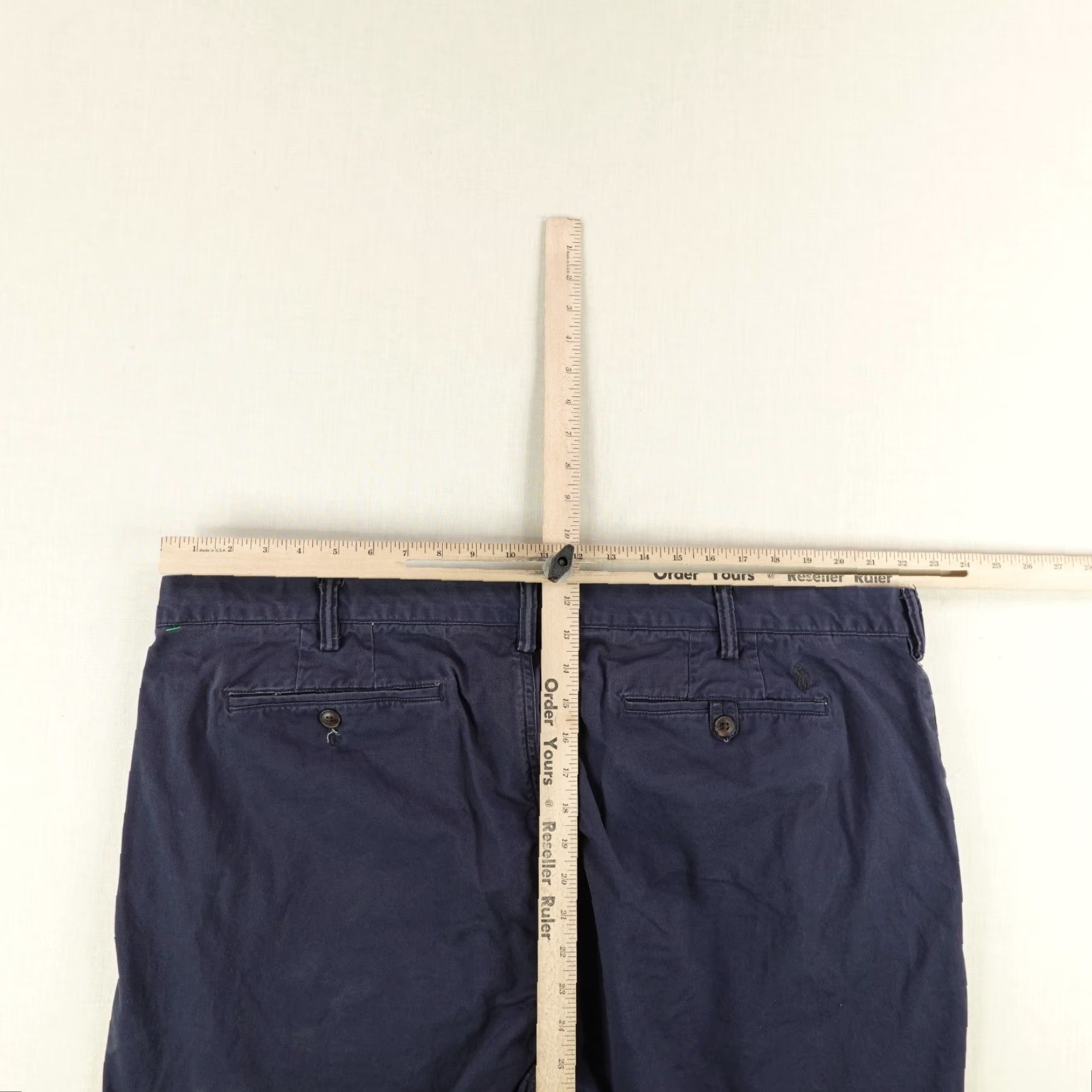 Polo Ralph Lauren VINTAGE Polo Ralph Lauren Shorts 44 B Big & Tall Chino Polo Ralph Lauren Shorts Blue Classic Stretch Cotton Twill Pony Mens Size US XXL / EU 58 / 5 - 5 Thumbnail