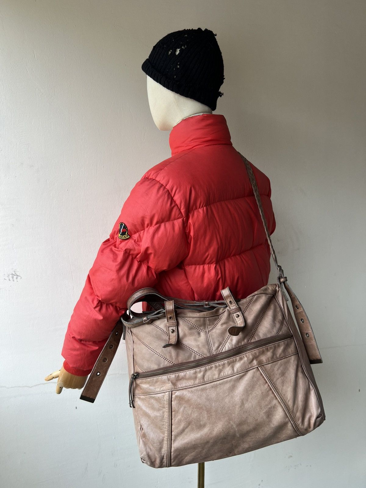 Creed × Leather Creed Japan Faded Patina Leather 2 Way Large Bag Size ONE SIZE - 2 Thumbnail