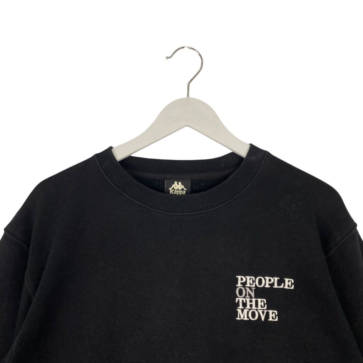 Other Vintage Kappa Crewneck Sweatshirt Embroidered Black Pullover Size US S / EU 44-46 / 1 - 5 Thumbnail