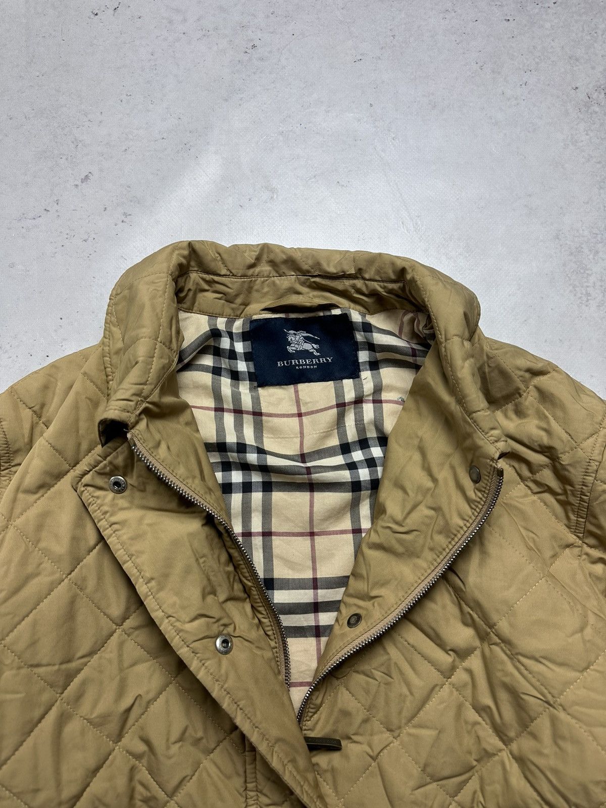 Burberry × Vintage Vintage Burberry Nova Check Plaid Filled Jacket L Size US L / EU 52-54 / 3 - 6 Thumbnail