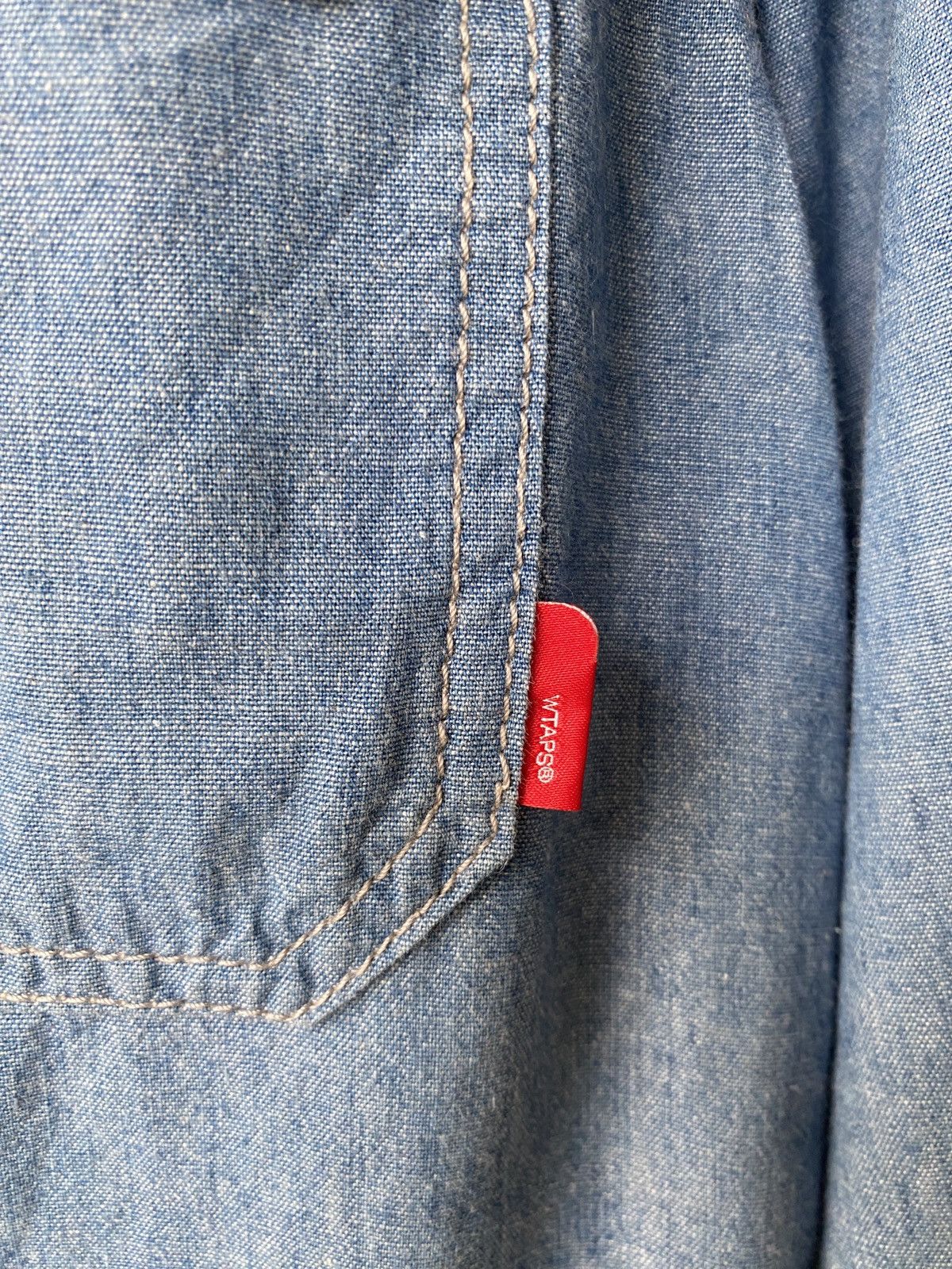 Japanese Brand × Wtaps 14AW WTAPS Japan Double Pocket Button Up Shirt Size US M / EU 48-50 / 2 - 11 Thumbnail