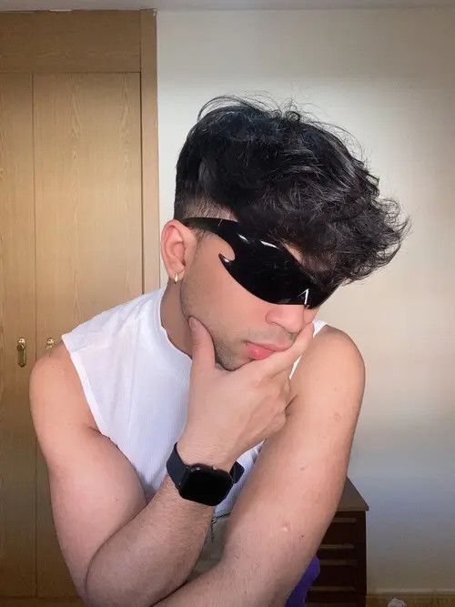 Jewelry Goggle One Piece Sun Glasses Size ONE SIZE - 3 Thumbnail