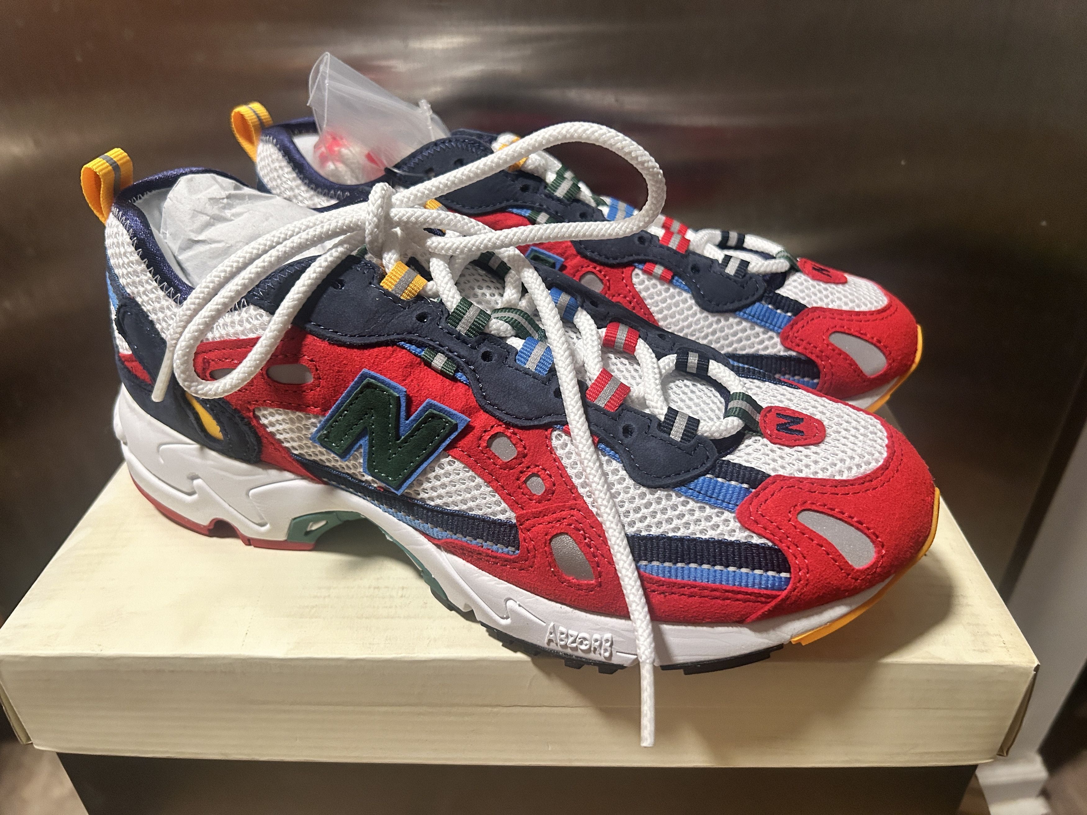 New Balance 827 Abzorb Aime Leon Dore red