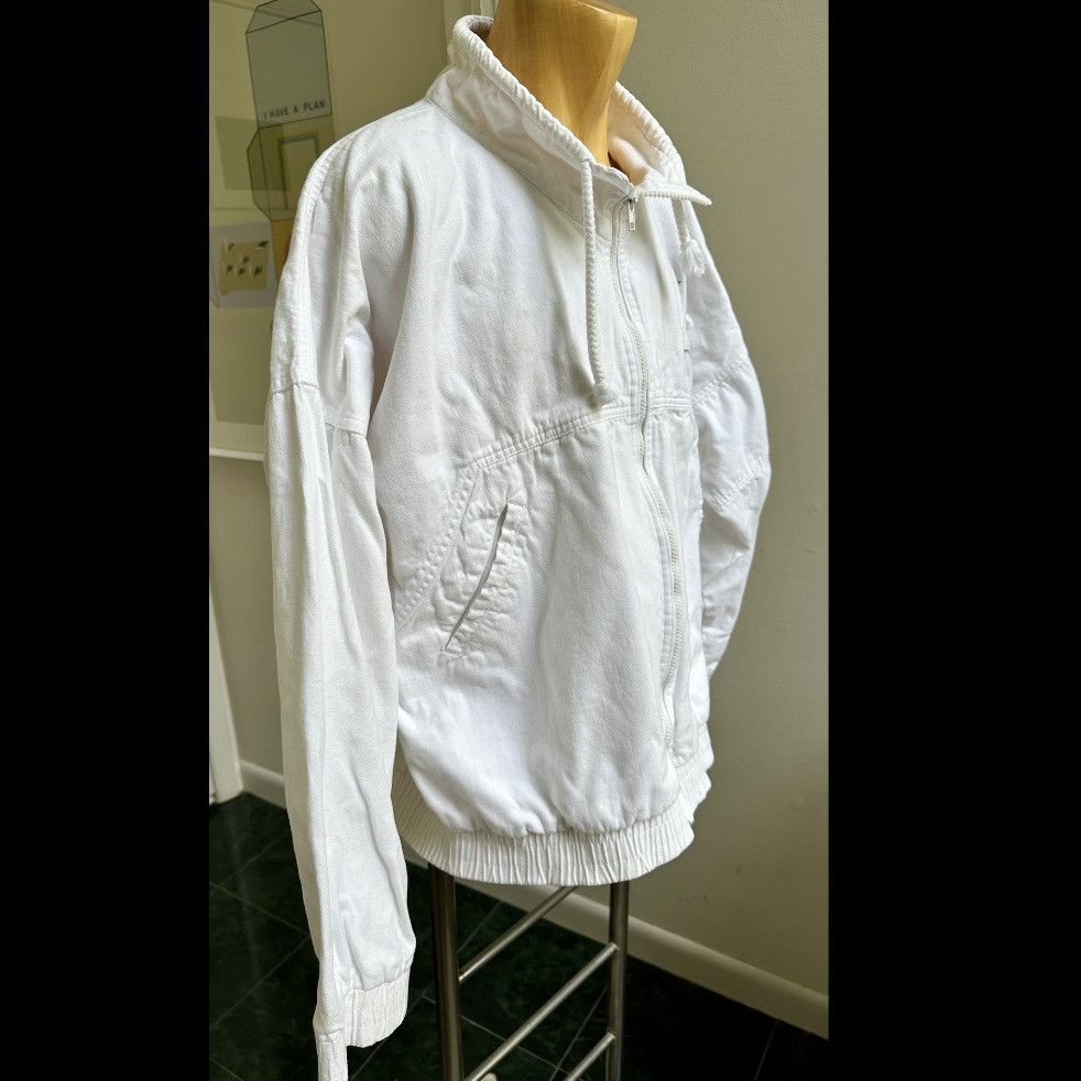 Other VINTAGE 1990s MENS WHITE COTTON JACKET MANELE BAY HAWAII Size US XL / EU 56 / 4 - 4 Thumbnail