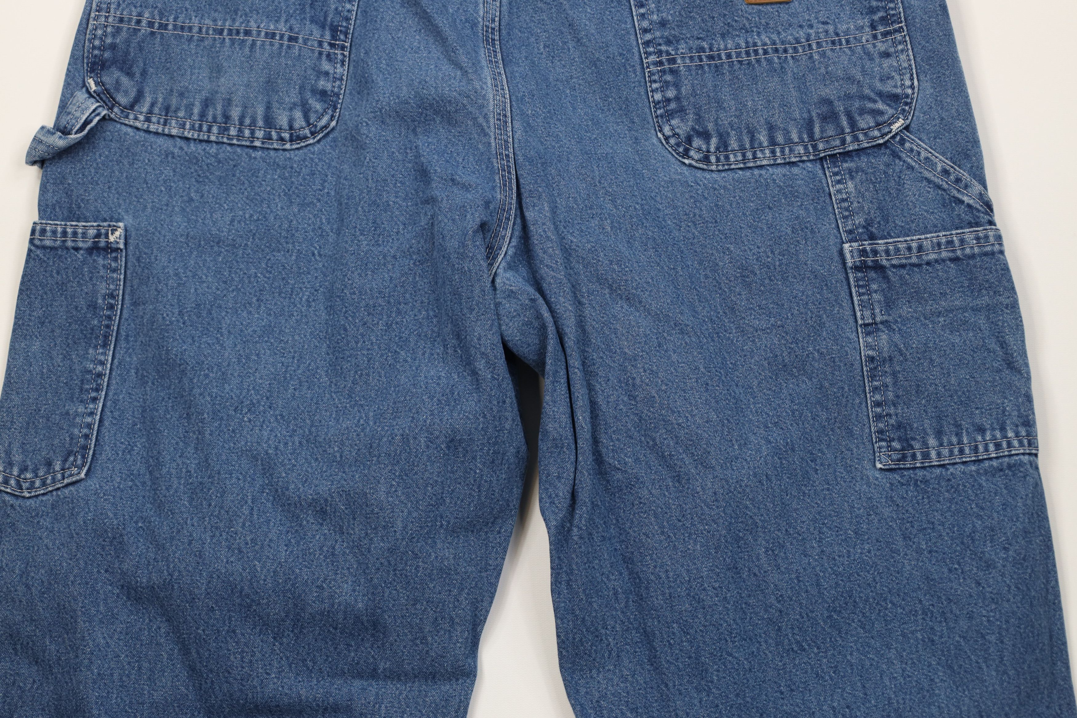 Carhartt Vintage Y2K Carhartt Wide Leg Dungaree Denim Jeans Cotton Size US 38 / EU 54 - 11 Thumbnail