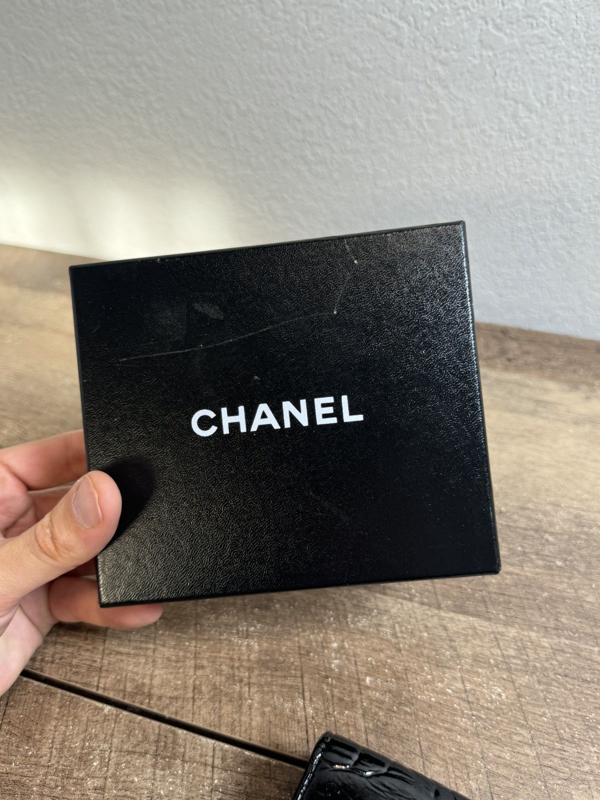 Chanel CHANEL Camellia Double Hook Bi Fold Wallet Lambskin Silver Size ONE SIZE - 9 Thumbnail