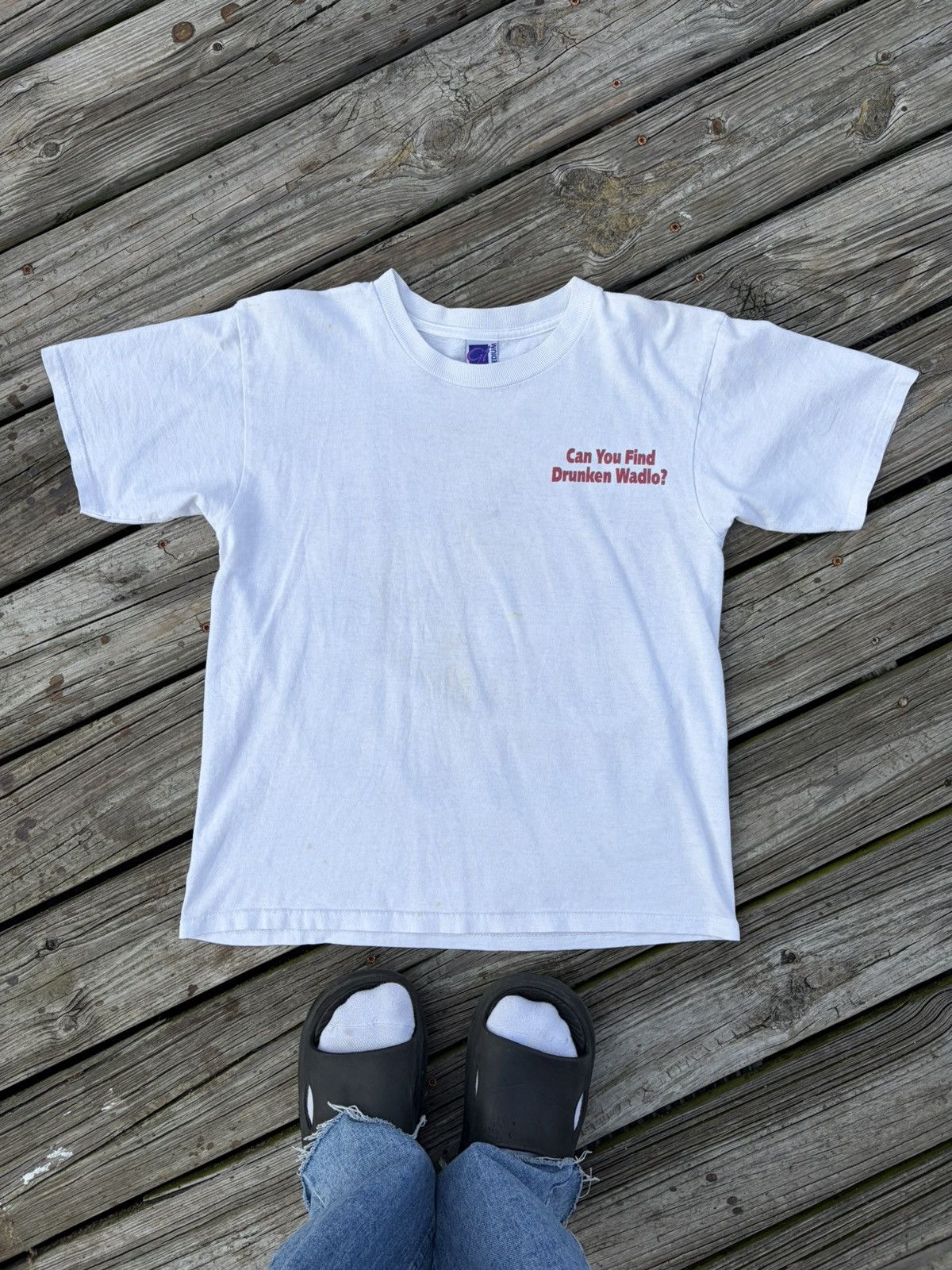 Vintage Single Stitch “Can you find drunken Waldo” graphic shirt Size US M / EU 48-50 / 2 - 1 Thumbnail