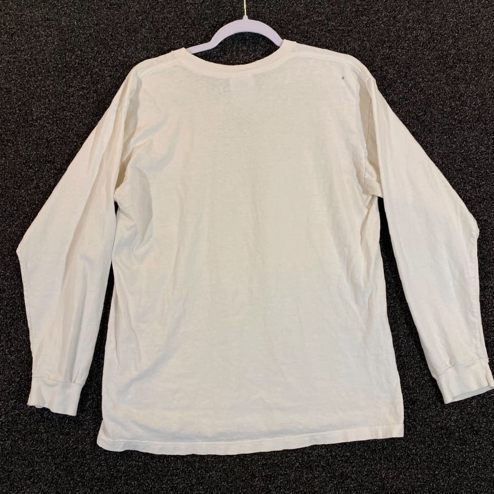 Nike VINTAGE Nike Long Sleeve Shirt Mens Medium White 90s Sports Logo Cotton Fall Winter Summer Spring Size US M / EU 48-50 / 2 - 7 Thumbnail