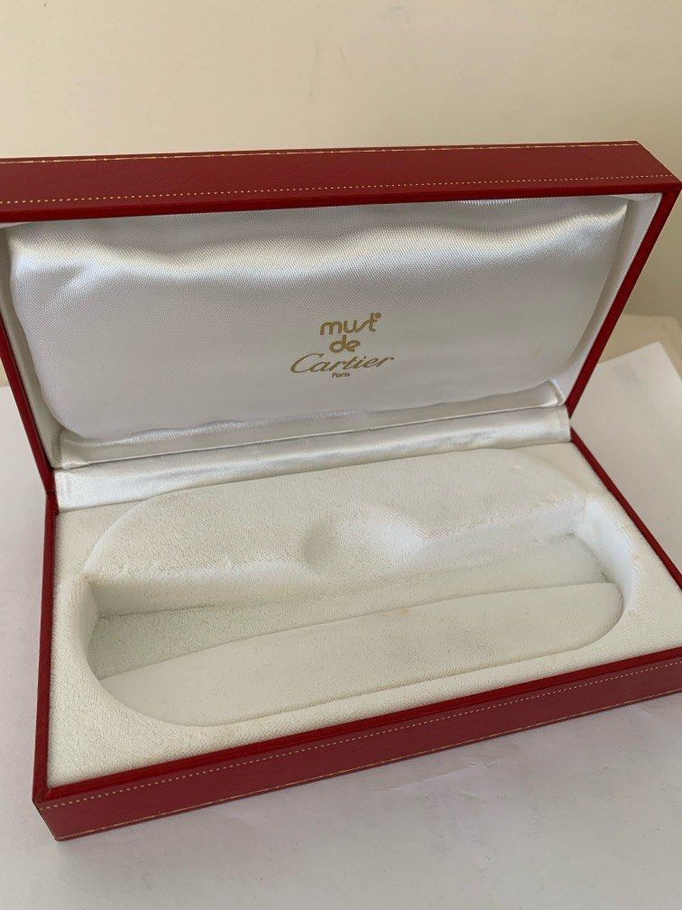 Cartier must de Cartier Santos Vintage Eyewear Red Box Case ONLY Size ONE SIZE - 3 Thumbnail