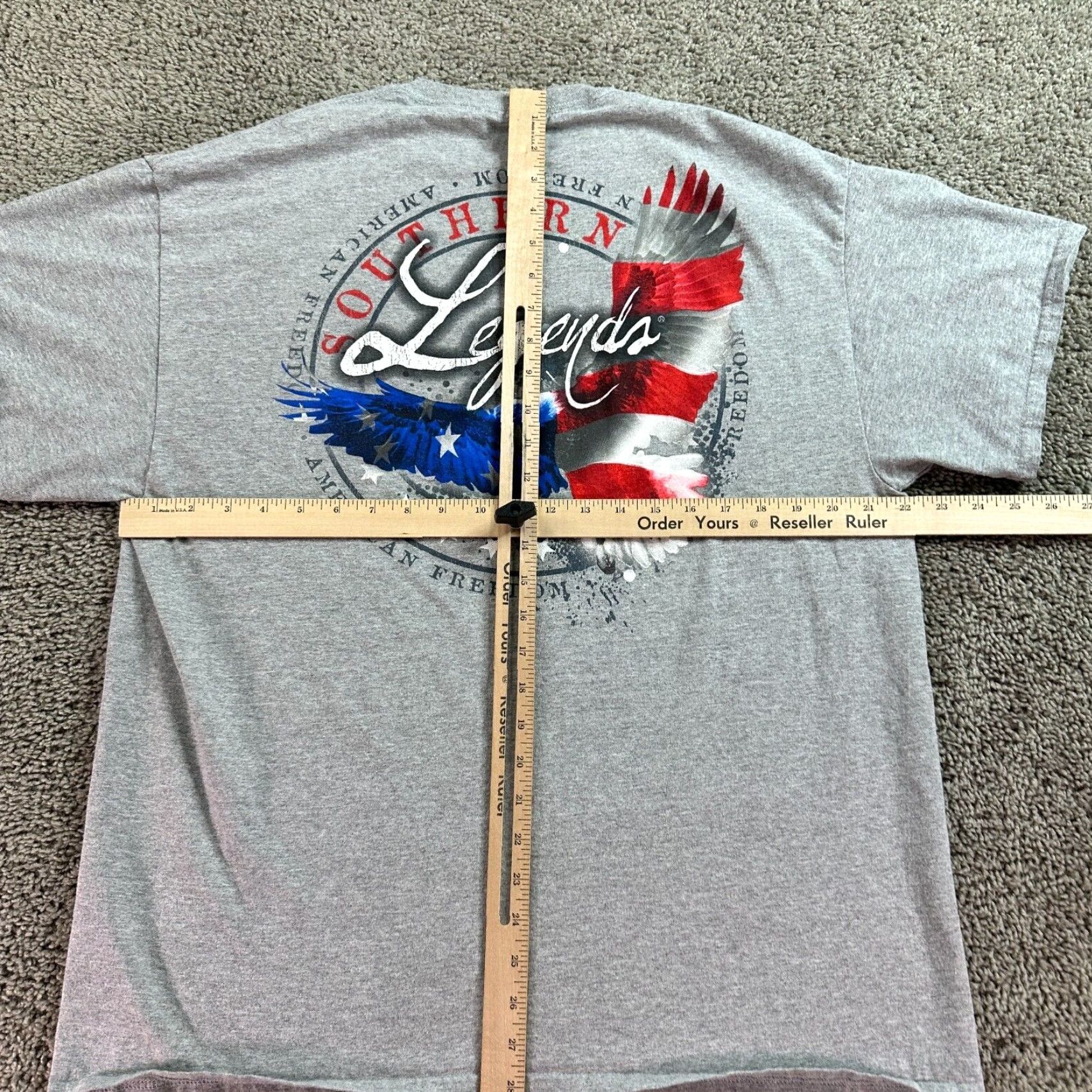 Vintage Southern Legends Shirt Mens XL Gray Graphic Print Logo Size US XL / EU 56 / 4 - 4 Thumbnail