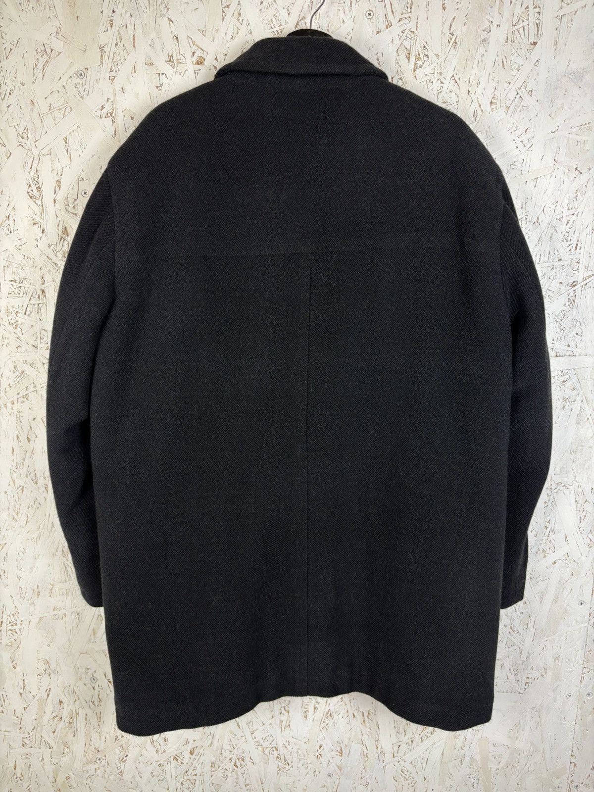 Balmain Balmain Wool Button Up Trench Coat Black Size XL Size US XL / EU 56 / 4 - 5 Thumbnail