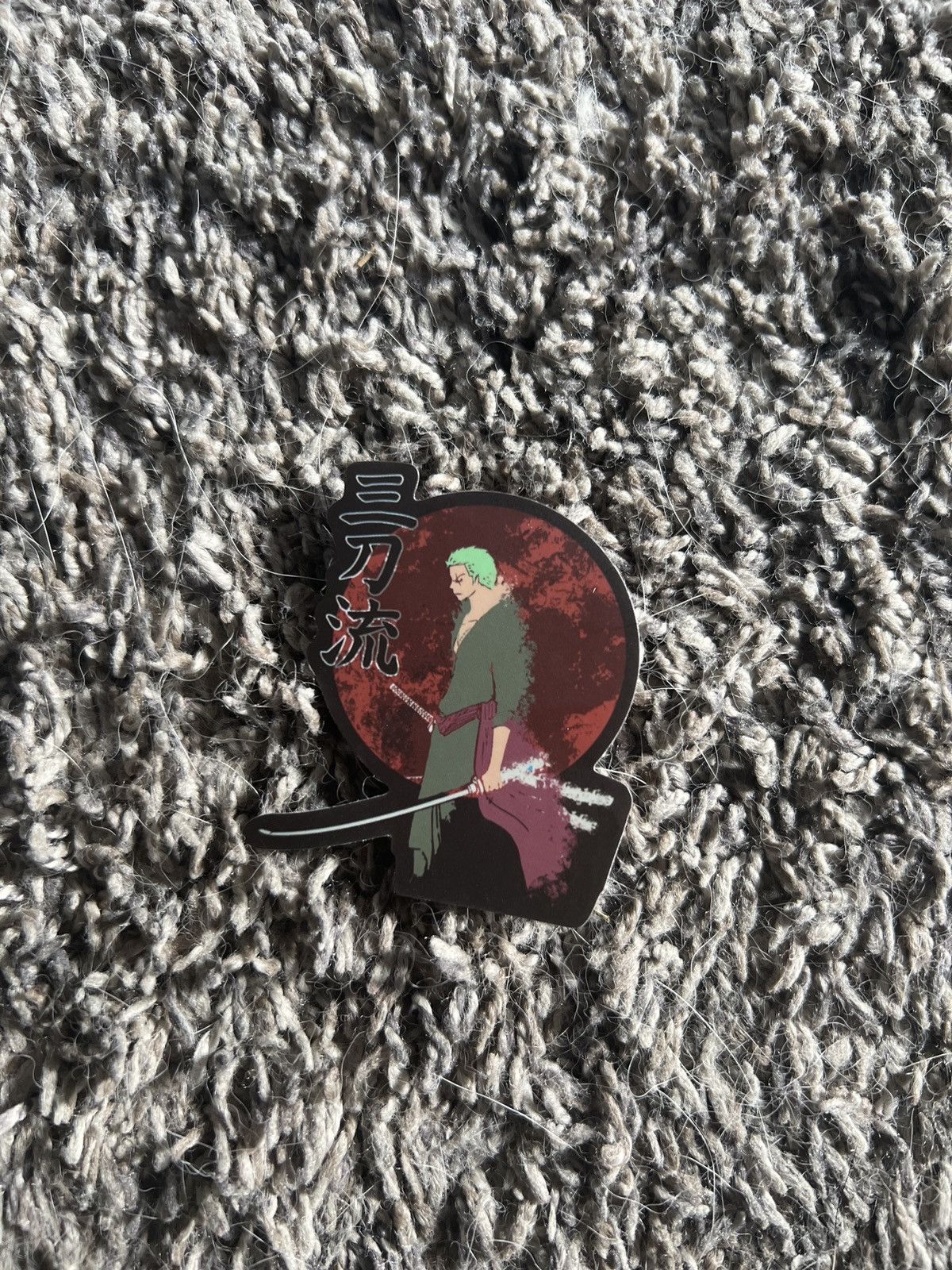 One Piece One Piece Roronoa Zoro Three-Sword Style Sticker Size ONE SIZE - 1 Thumbnail