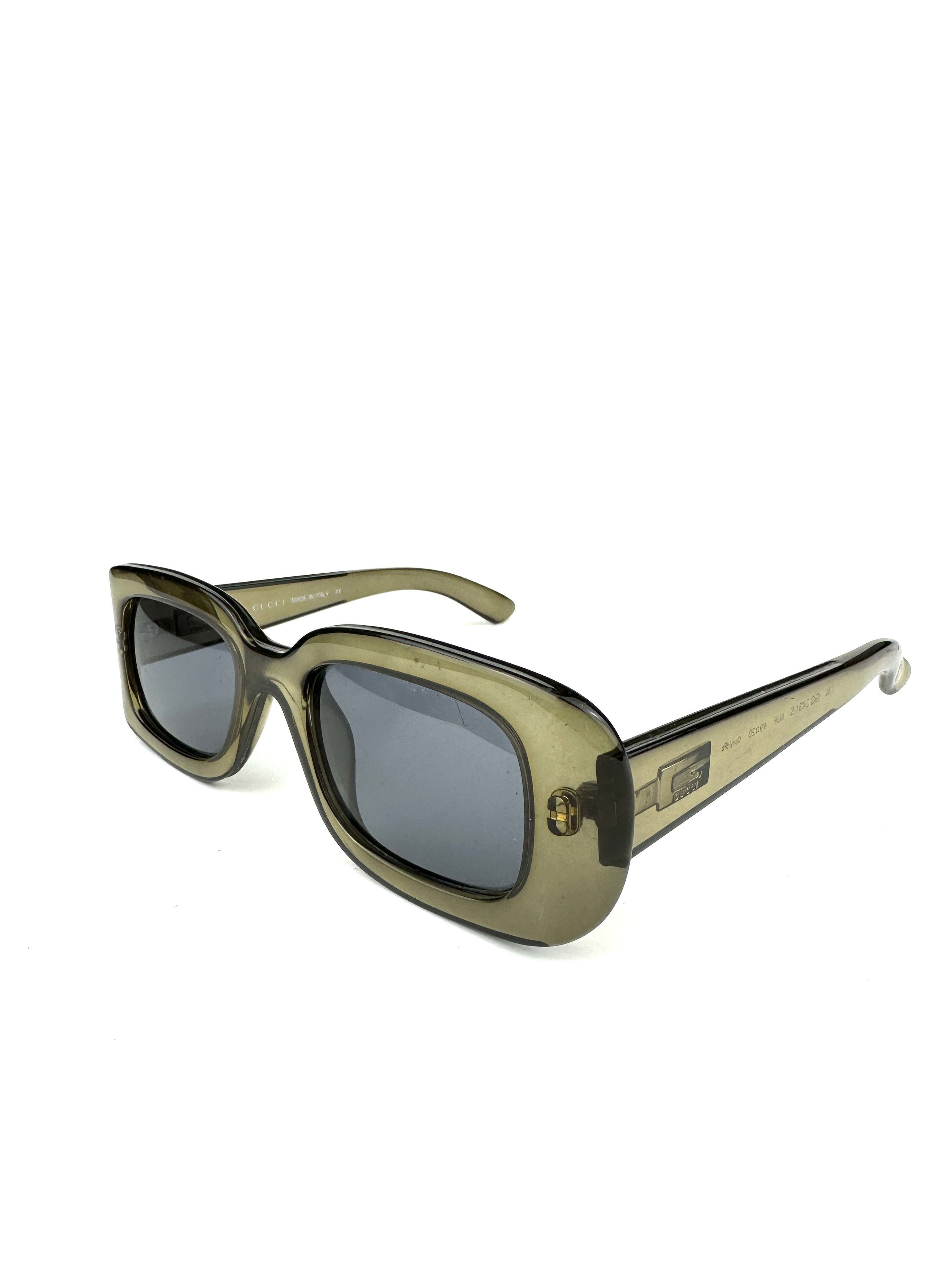 Gucci Gucci 2431 Oversized Square Sunglasses Size ONE SIZE - 3 Thumbnail