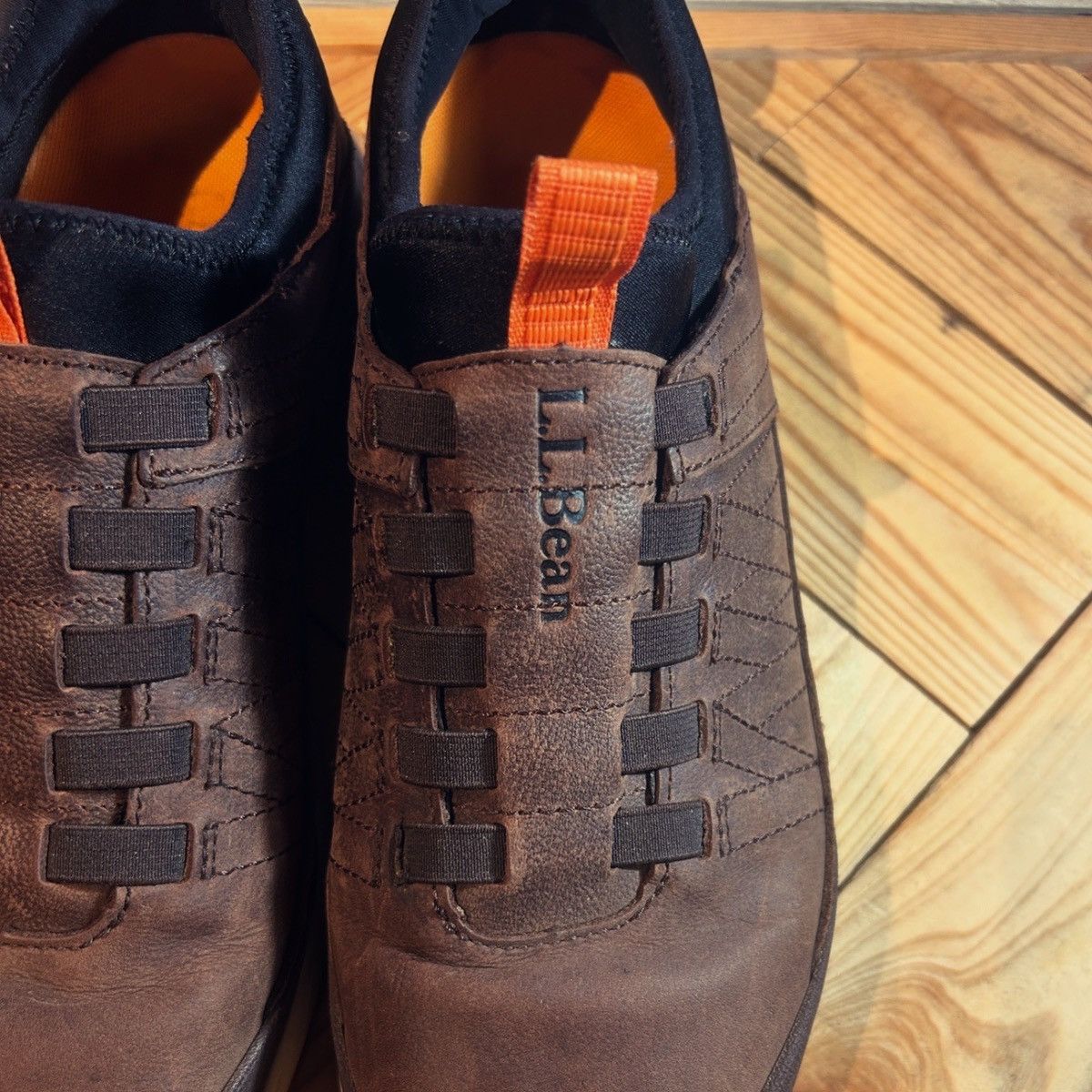Vintage L.L.Bean Tech Slip-On Hiking Shoes w/ Vibram Sole Size US 10.5 / EU 43-44 - 2 Thumbnail