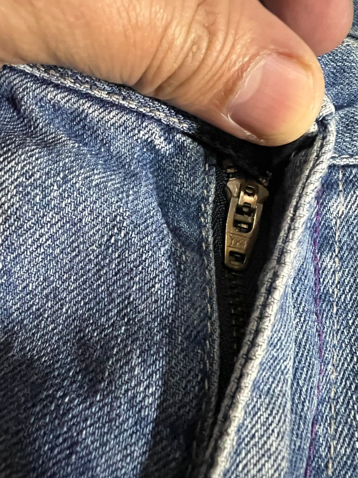 If Six Was Nine Flare Jean Nylaus Clothing Distress Claw Faded Super Rare🔥 Size US 33 - 13 Thumbnail
