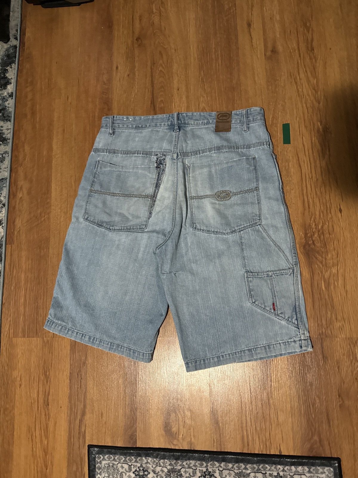 Ecko Unltd. patch work light blue foundry carpenter shorts Size US 36 / EU 52 - 2 Thumbnail