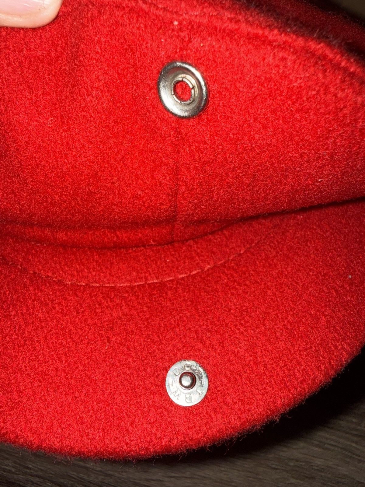 Saks Fifth Avenue Dobbs Fifth Avenue Red Cashmere/wool Hat XL 7 1/2 - 7 5/8 Size ONE SIZE - 5 Thumbnail