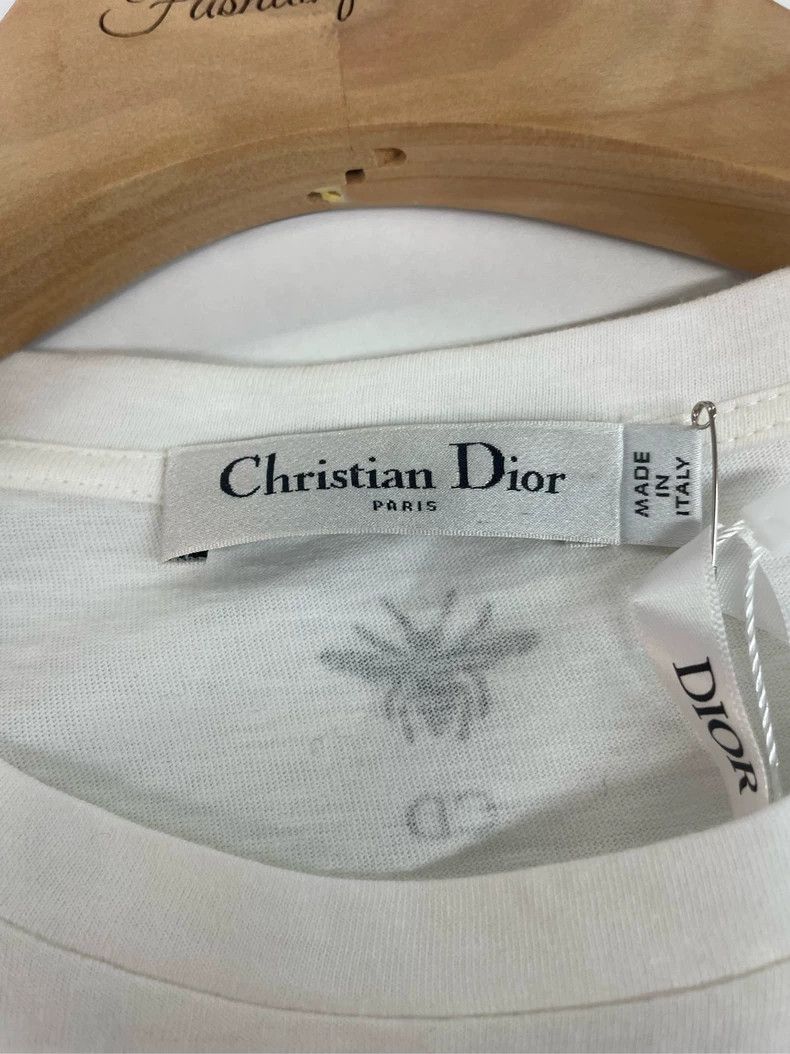 Dior Dior Gold printed straight T-shirt 2504-Nextarrow Size XS / US 0-2 / IT 36-38 - 3 Thumbnail