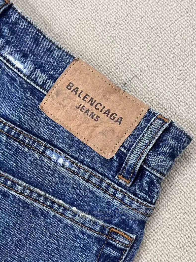 Balenciaga Balenciaga size XXS Slash Destroyed Denim Jeans Size US 27 - 4 Thumbnail