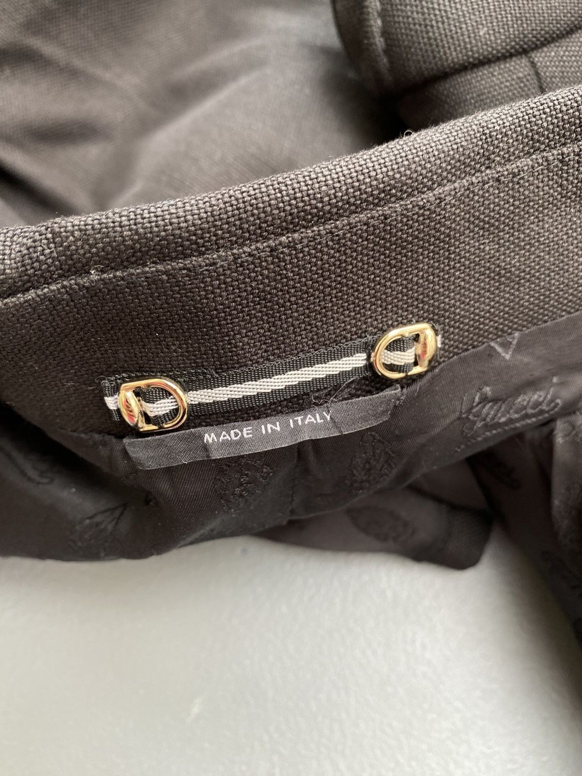 Gucci Fall 2007 Gucci- Belted Military Type Jacket Size XS / US 0-2 / IT 36-38 - 13 Thumbnail