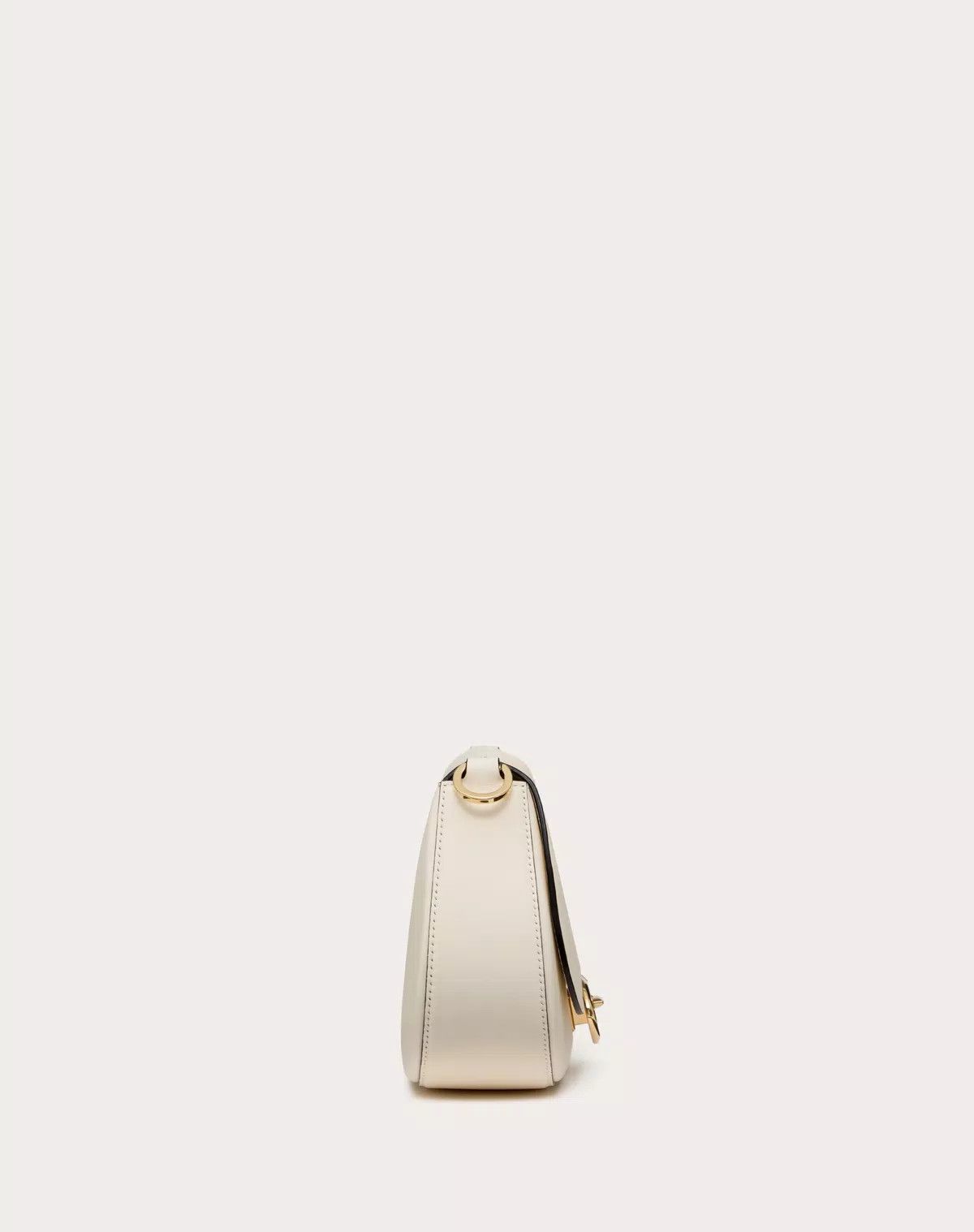 Valentino oc11z0725 Size:OS/ Shoulder Bag In Nappa Calfskin in White Size ONE SIZE - 4 Thumbnail