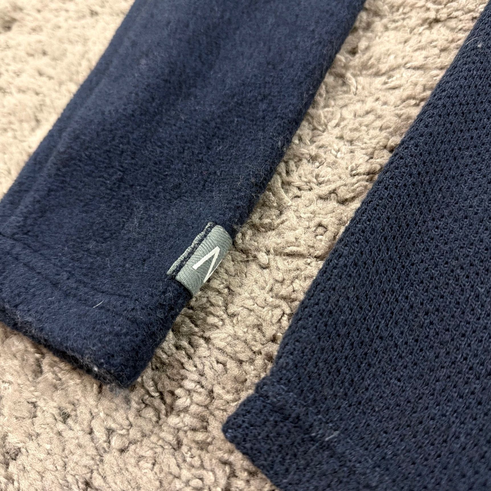 New Balance New Balance Mens Blue Fleece Pullover Sweater M - Pockets, Mock Neck, Pullover, Casual, Activewear, Made in USA Size US M / EU 48-50 / 2 - 5 Thumbnail