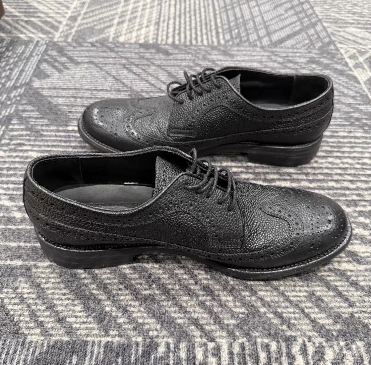 Burberry Burberry Brogue Oxford Casual Leather Shoes J42 Size US 8 / EU 41 - 5 Thumbnail