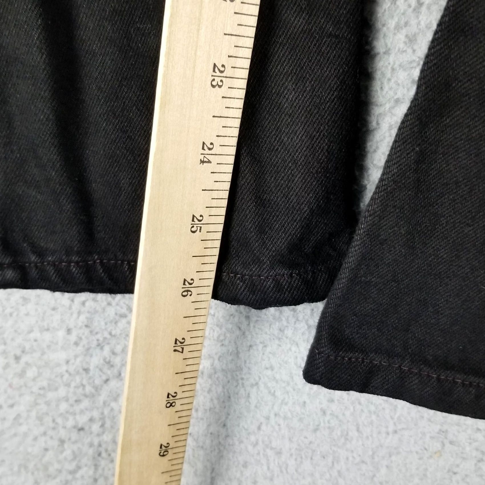 Levi's Levi's 501XX Jeans Black Denim Button Fly Vintage Men's 29x26 Big & Tall 100% Cotton 5-Pocket 90s Theme Mens Size US 29 - 7 Thumbnail