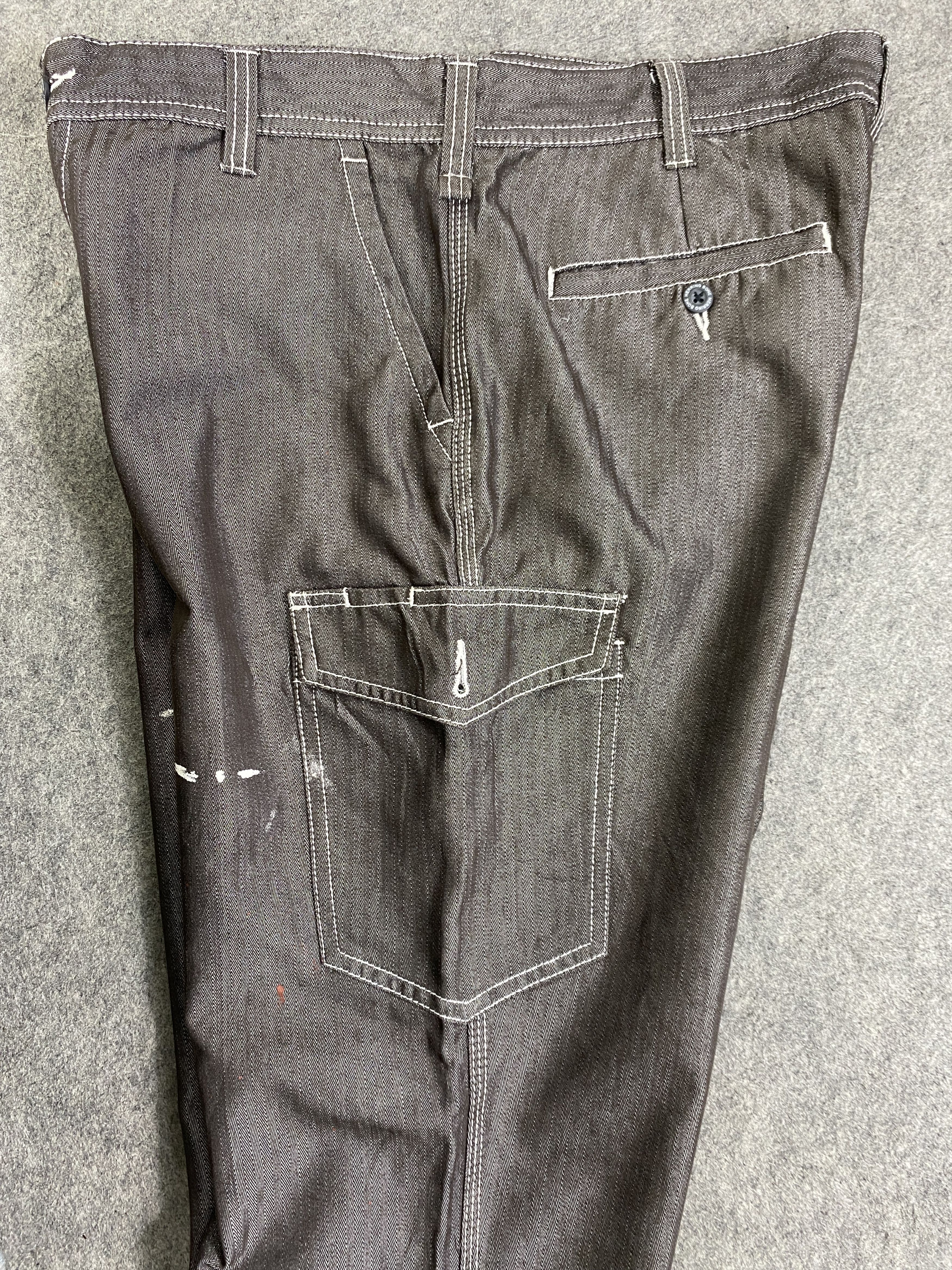 Japanese Brand Herringbone Japanese Brand MultiPocket Pants -CP297 Size US 34 / EU 50 - 6 Thumbnail