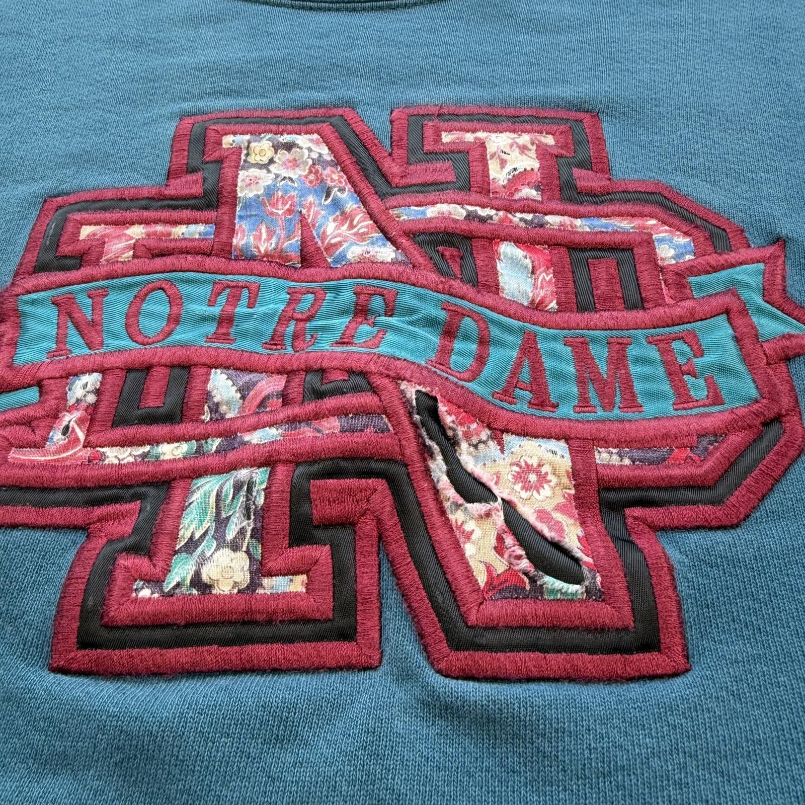 Jansport Vintage Notre Dame Fighting Irish Jansport Crew Sweatshirt Size US L / EU 52-54 / 3 - 5 Thumbnail