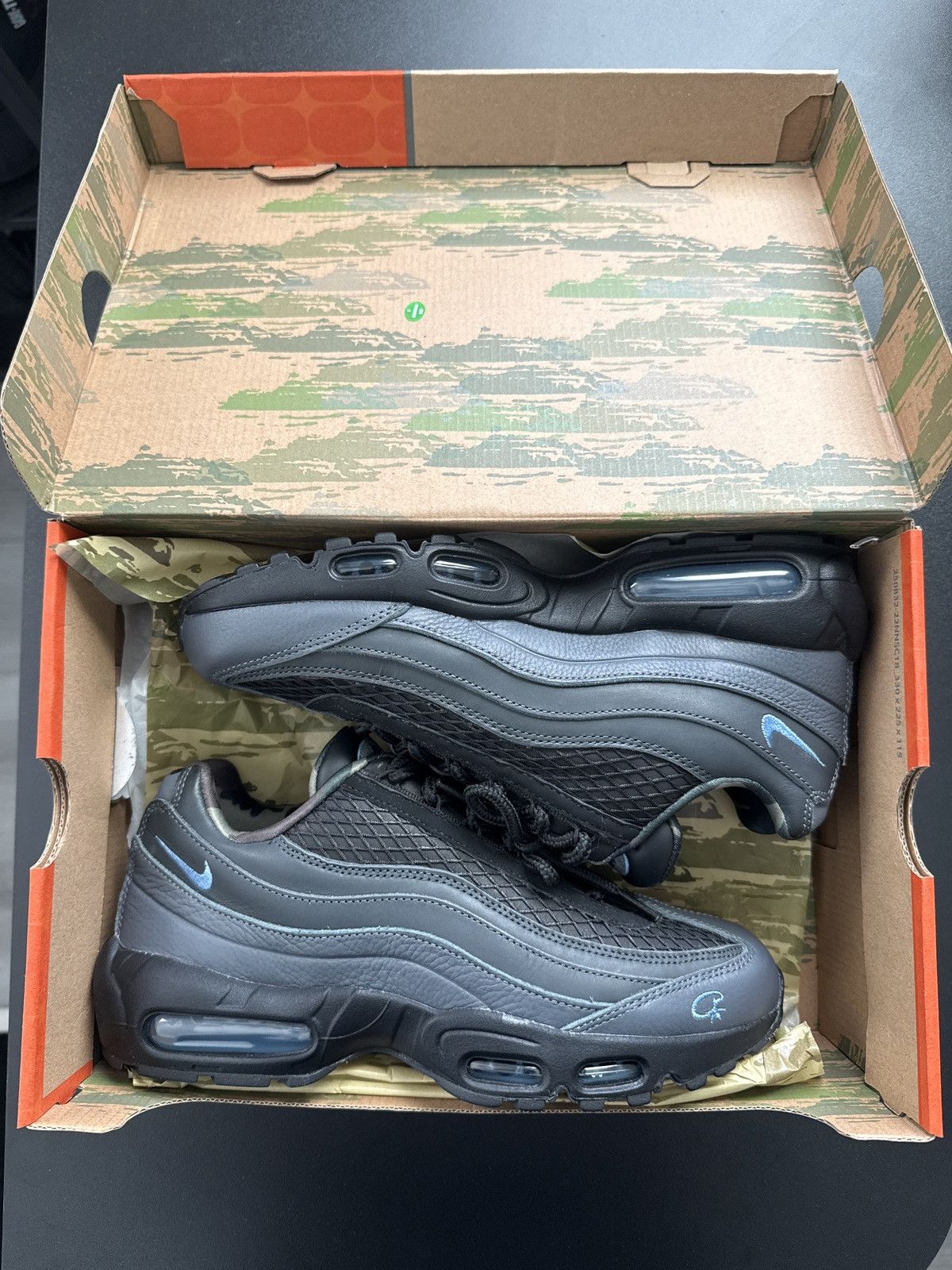 Corteiz × Nike Nike Air Max 95 SP Corteiz Aegean Storm Size 9.5 Size US 9.5 / EU 42-43 - 8 Thumbnail