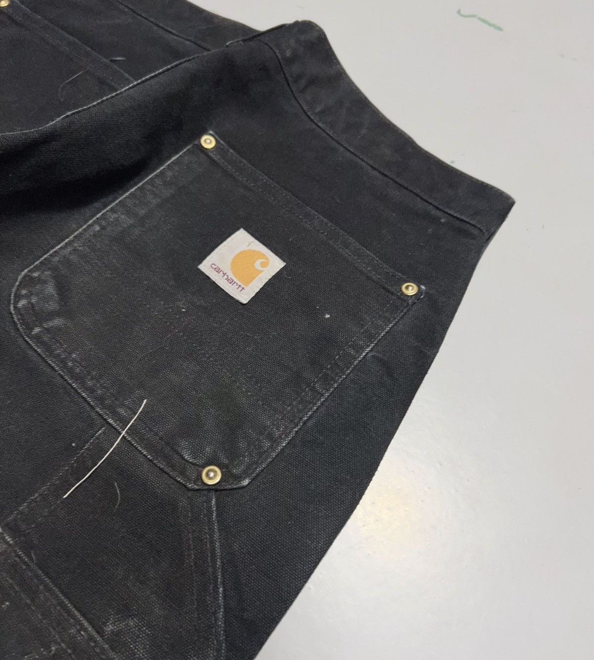 Carhartt Vintage carhartt b01 blk double knee denim Size US 30 / EU 46 - 4 Thumbnail