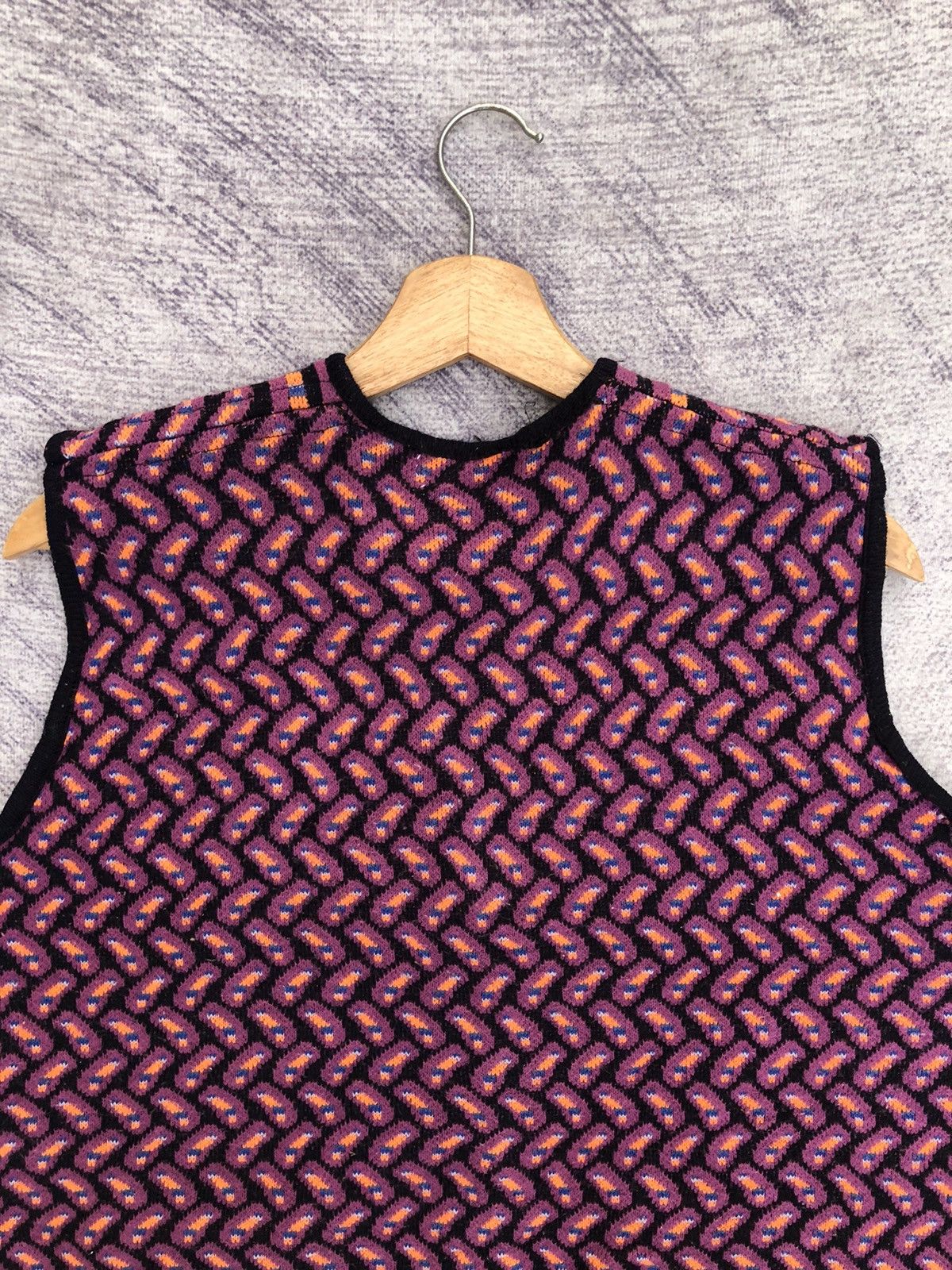 Beauty Beast × Traditional Weatherwear 🔴Very Rare KnitVest Vintage Pattern Size US M / EU 48-50 / 2 - 9 Thumbnail