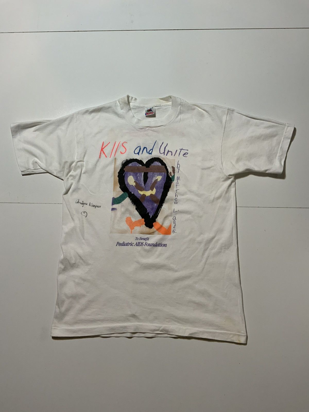 Vintage Vintage 1992 102.7 KIIS FM Unite Concert Vandross T-Shirt Size US L / EU 52-54 / 3 - 2 Thumbnail