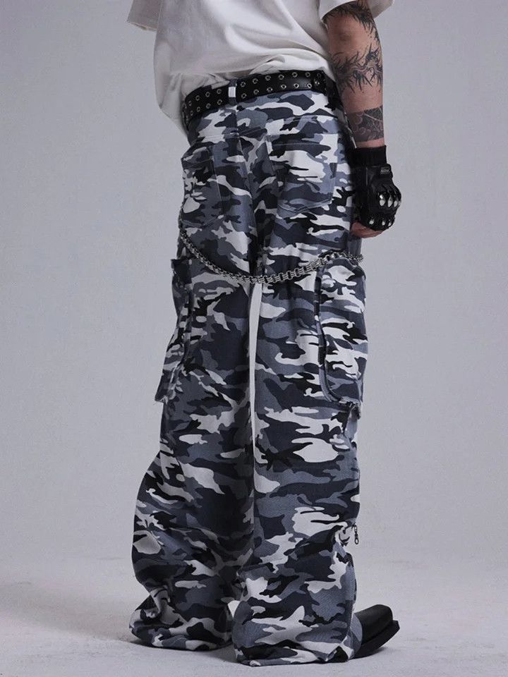 Japanese Brand × Vintage Camouflage Zipper Multi pocket Casual Pants Size US 29 - 3 Thumbnail