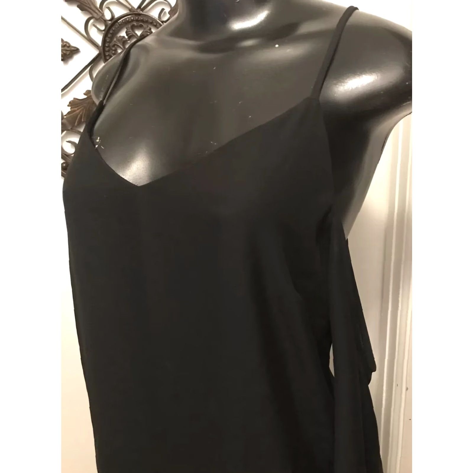 Vintage VINTAGE Dynamite Open Shoulder Black Top Shirt Womens Size M / US 6-8 / IT 42-44 - 3 Thumbnail