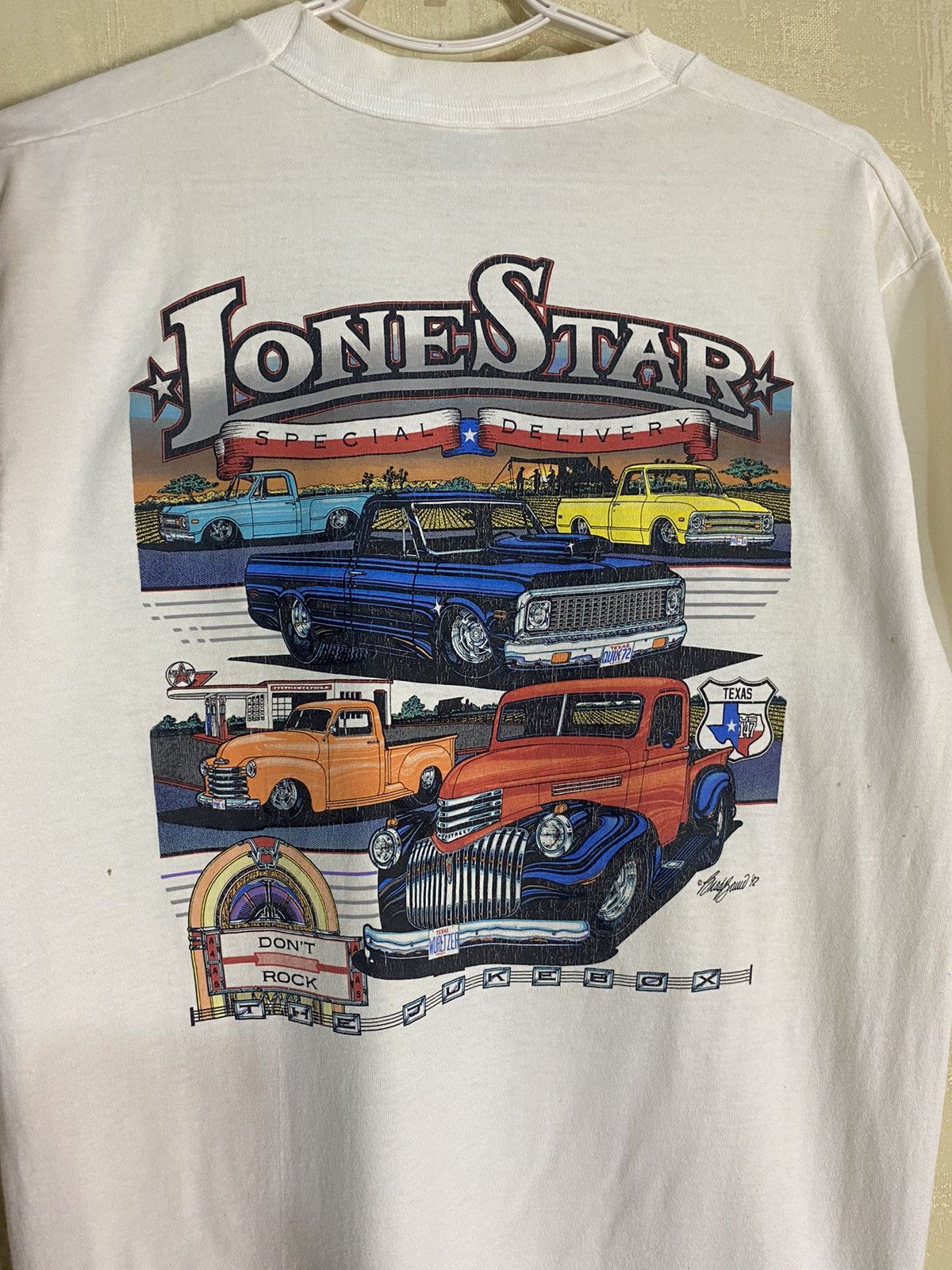 NASCAR × Vintage Vintage Haulin Heartland Lone Star Car T-shirt Size US XL / EU 56 / 4 - 6 Thumbnail