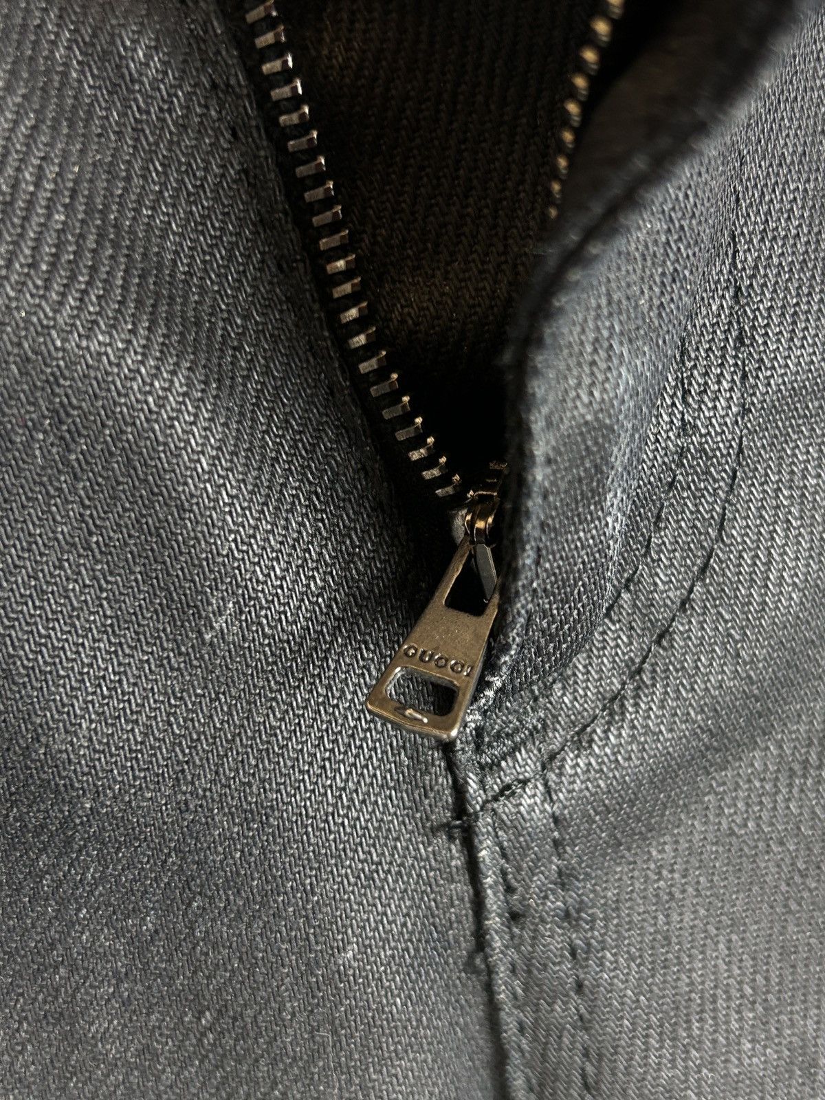 Gucci 00s Vintage Gucci Waxed Cotton Denim Jeans Size 38 Size 26" / US 2 / IT 38 - 5 Thumbnail