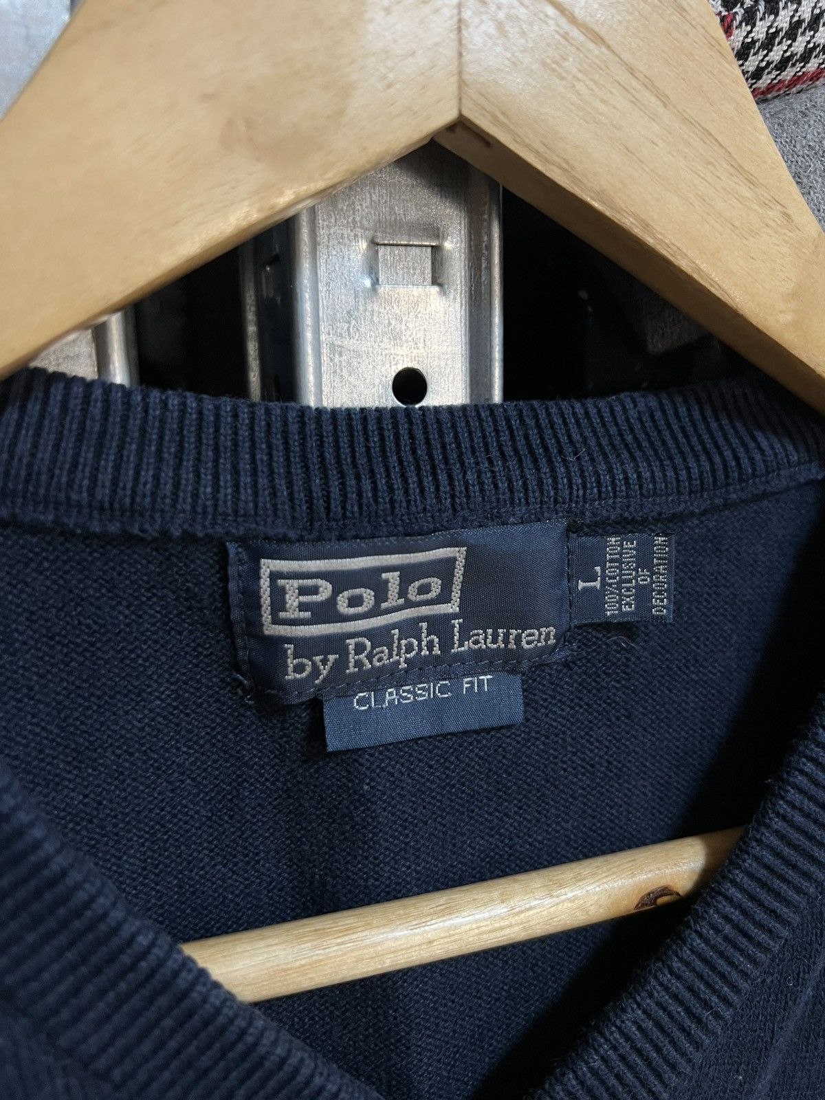 Polo Ralph Lauren Polo Ralph Lauren Men's Size L V-Neck Sweater Vest Pima Logo Size US L / EU 52-54 / 3 - 2 Thumbnail