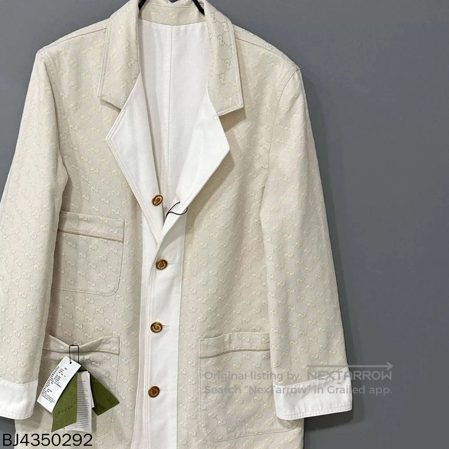 Gucci Gucci GG Monogram Reversible Denim Jacket. Size US XXS / EU 40 - 2 Thumbnail