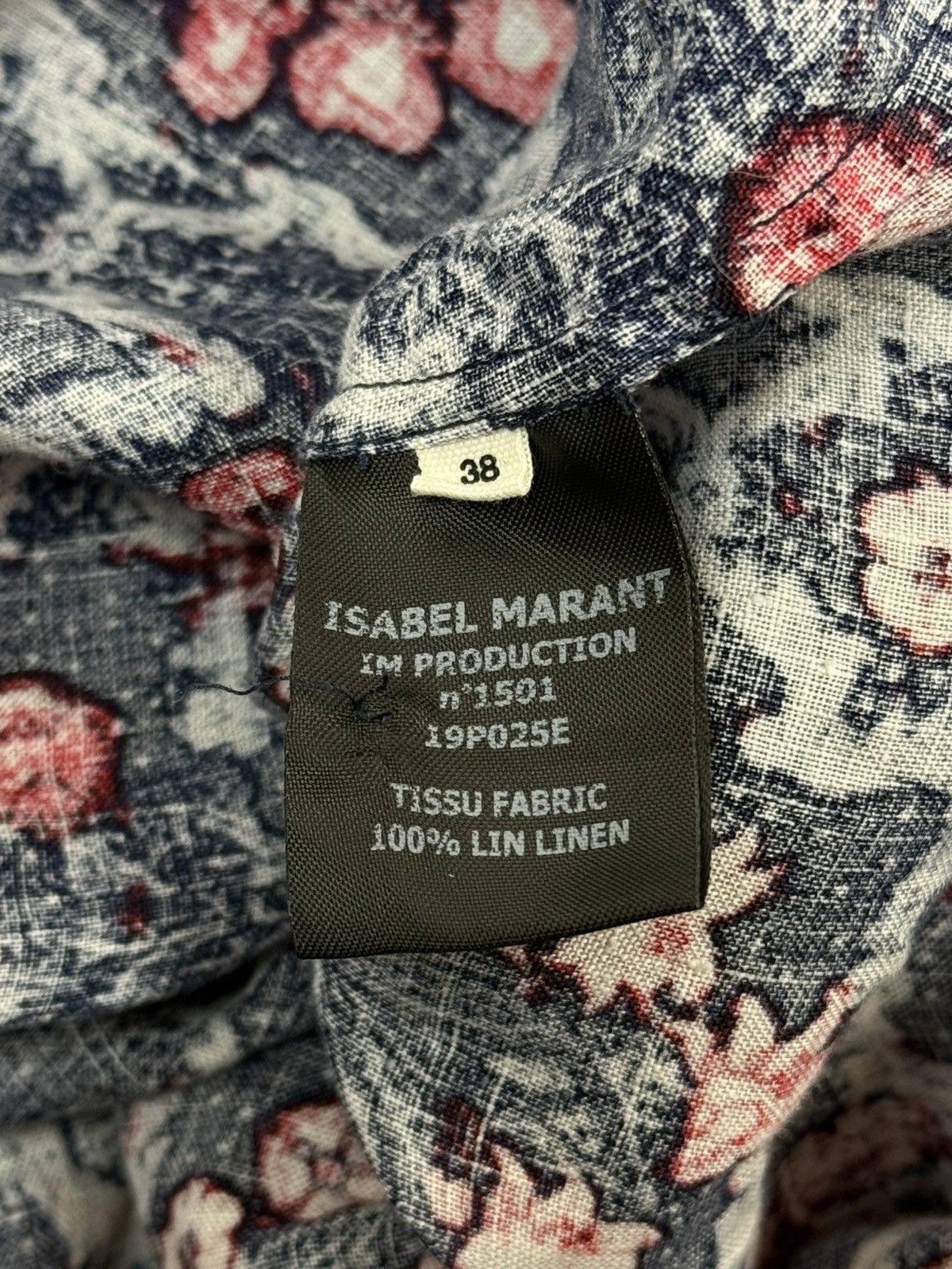 Isabel Marant Etoile Isabel Marant Etoile Blouse Tedy Linen Ruffle Button Up Size M / US 6-8 / IT 42-44 - 9 Thumbnail
