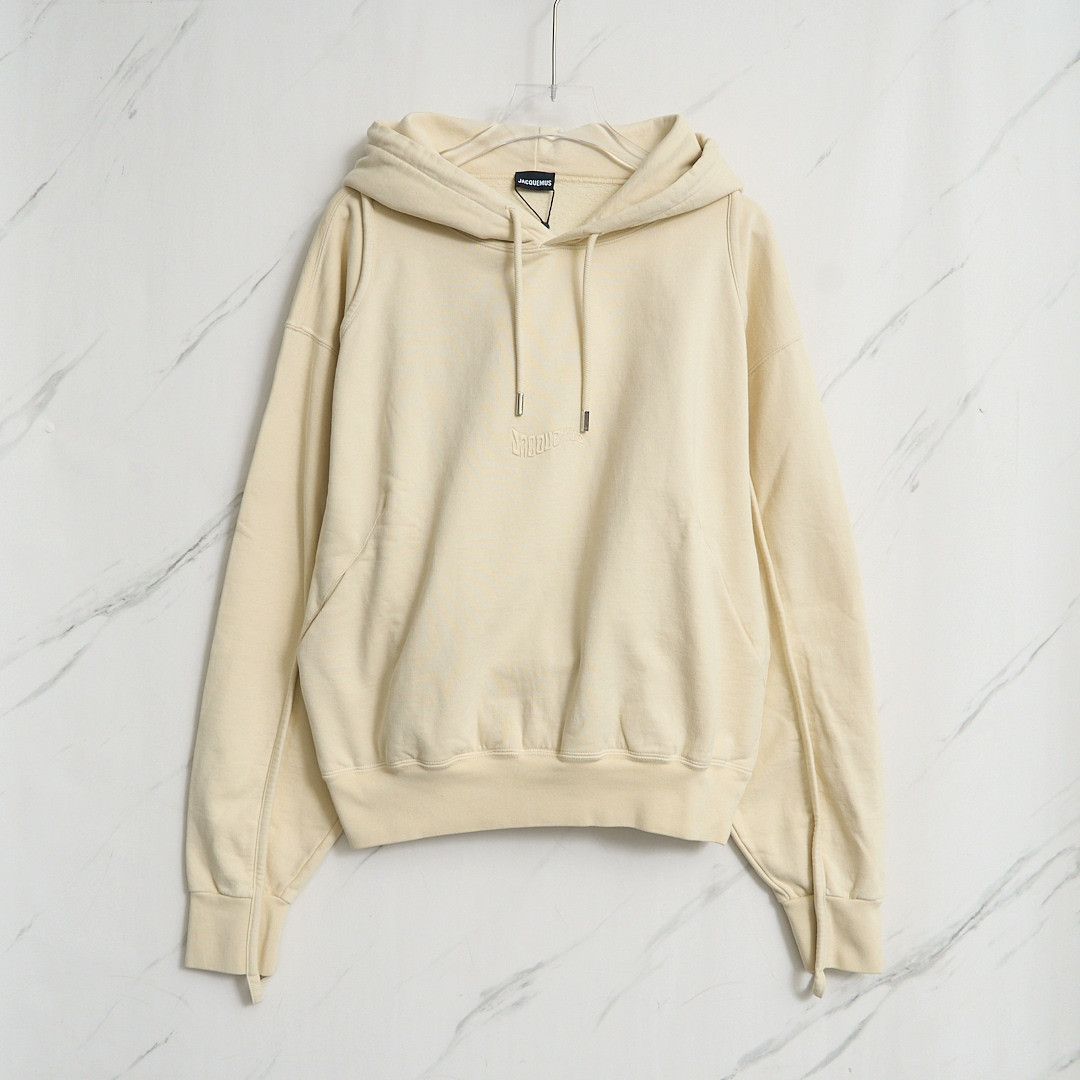 Jacquemus Jacquemus Men's Oversize Embroidered Hoodie Size US M / EU 48-50 / 2 - 1 Thumbnail