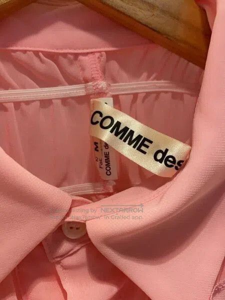 Other Comme Des Garcons Pink floral shirt top Size M / US 6-8 / IT 42-44 - 3 Thumbnail