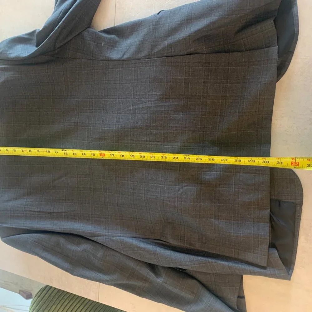 Isaia Isaia Napoli Suit – Gray Check, Made in Italy Size 44R - 8 Thumbnail